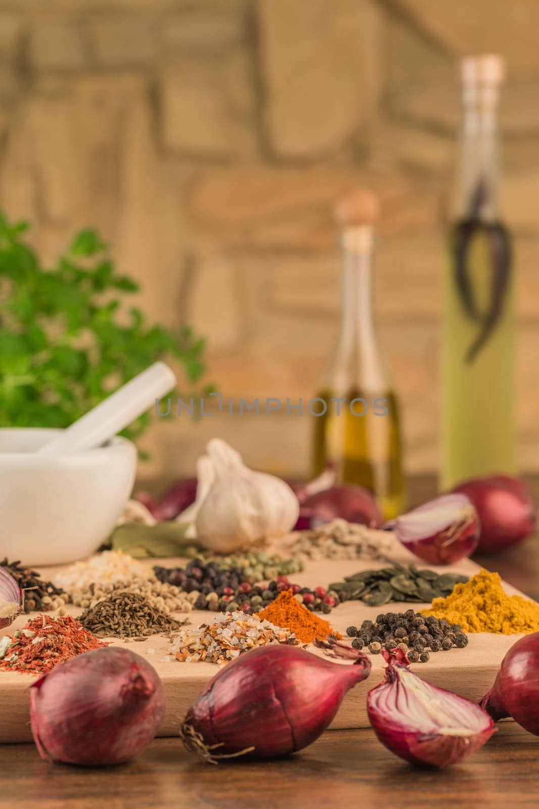 Spices in the kitchen