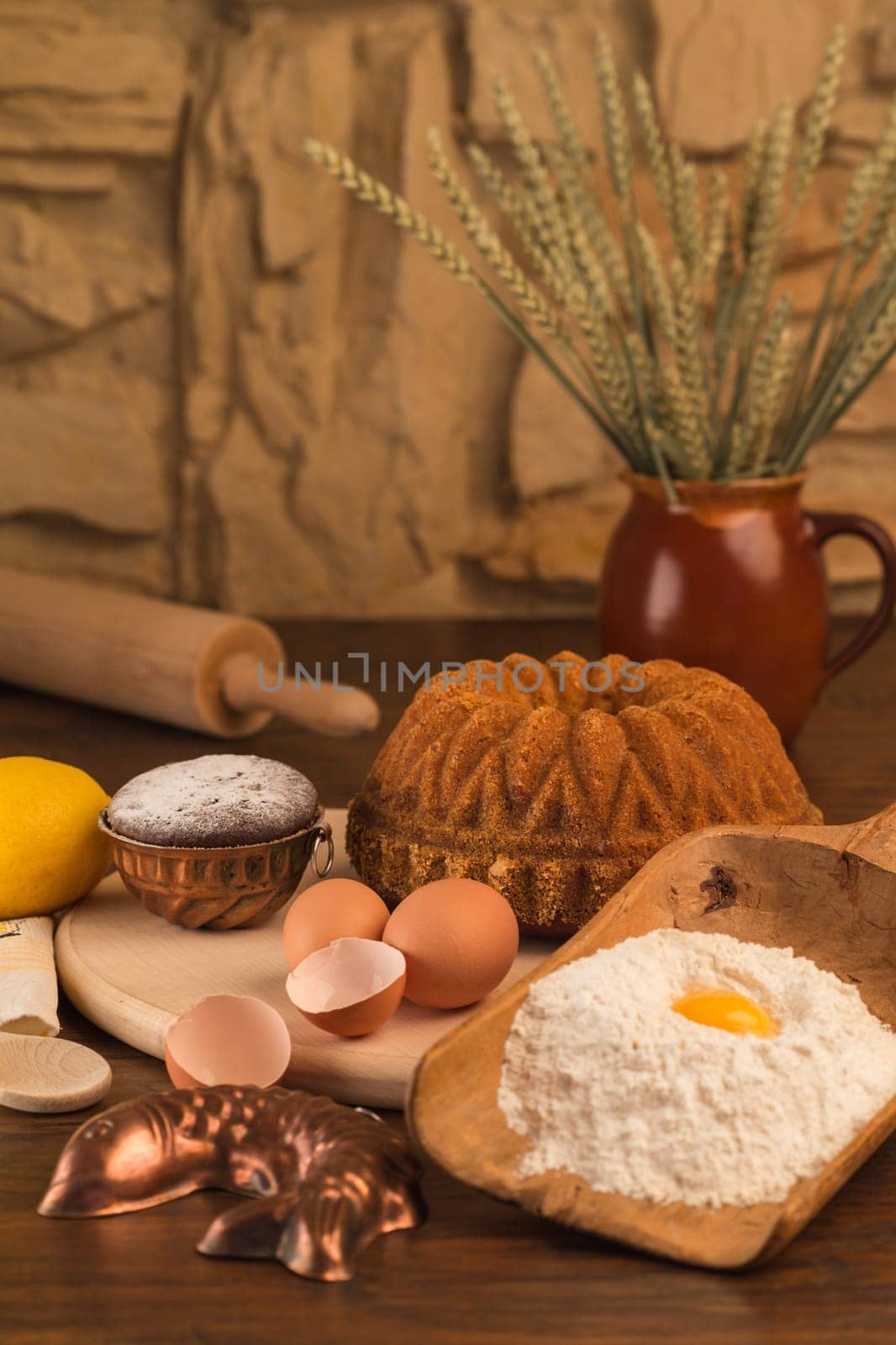 Baking cakes