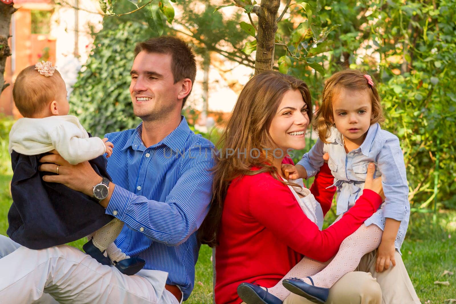 Family enjoying holidays.