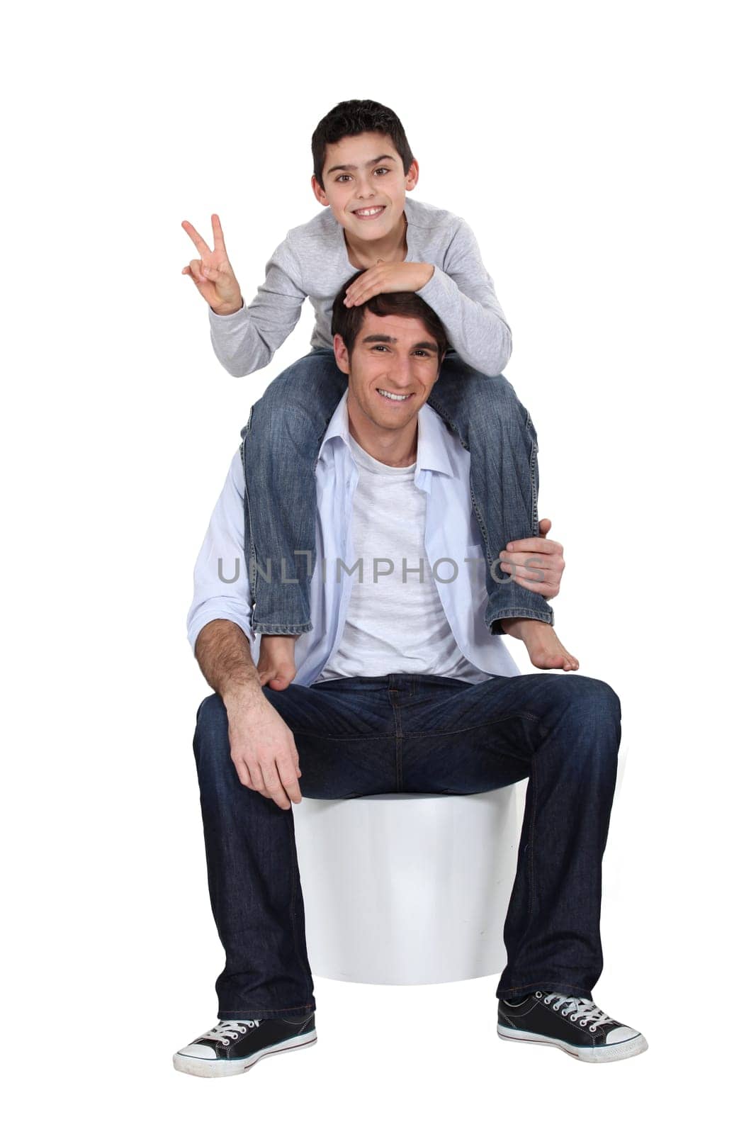 Father and son fun