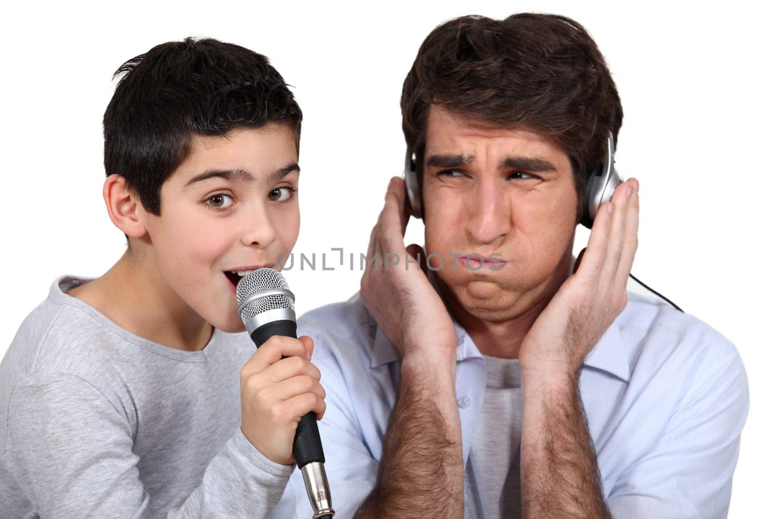Bad singer with father