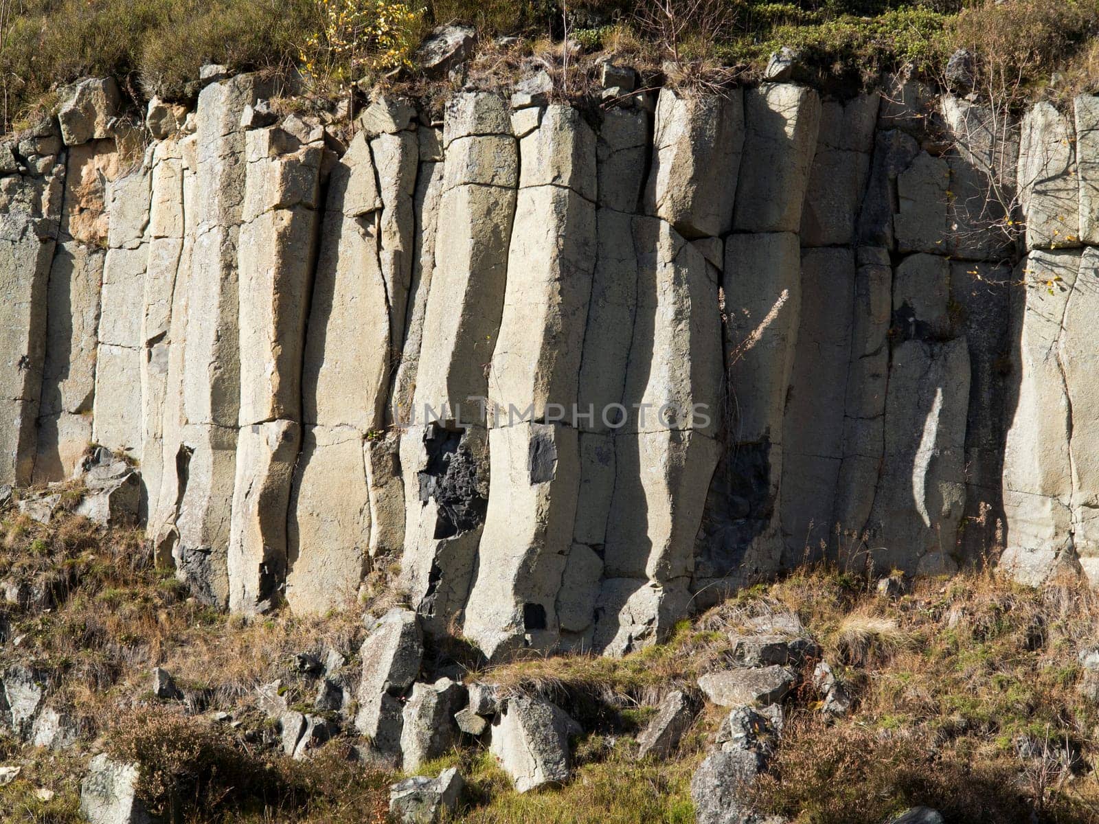 Image of the old basalt quarry in The Ore Mountains