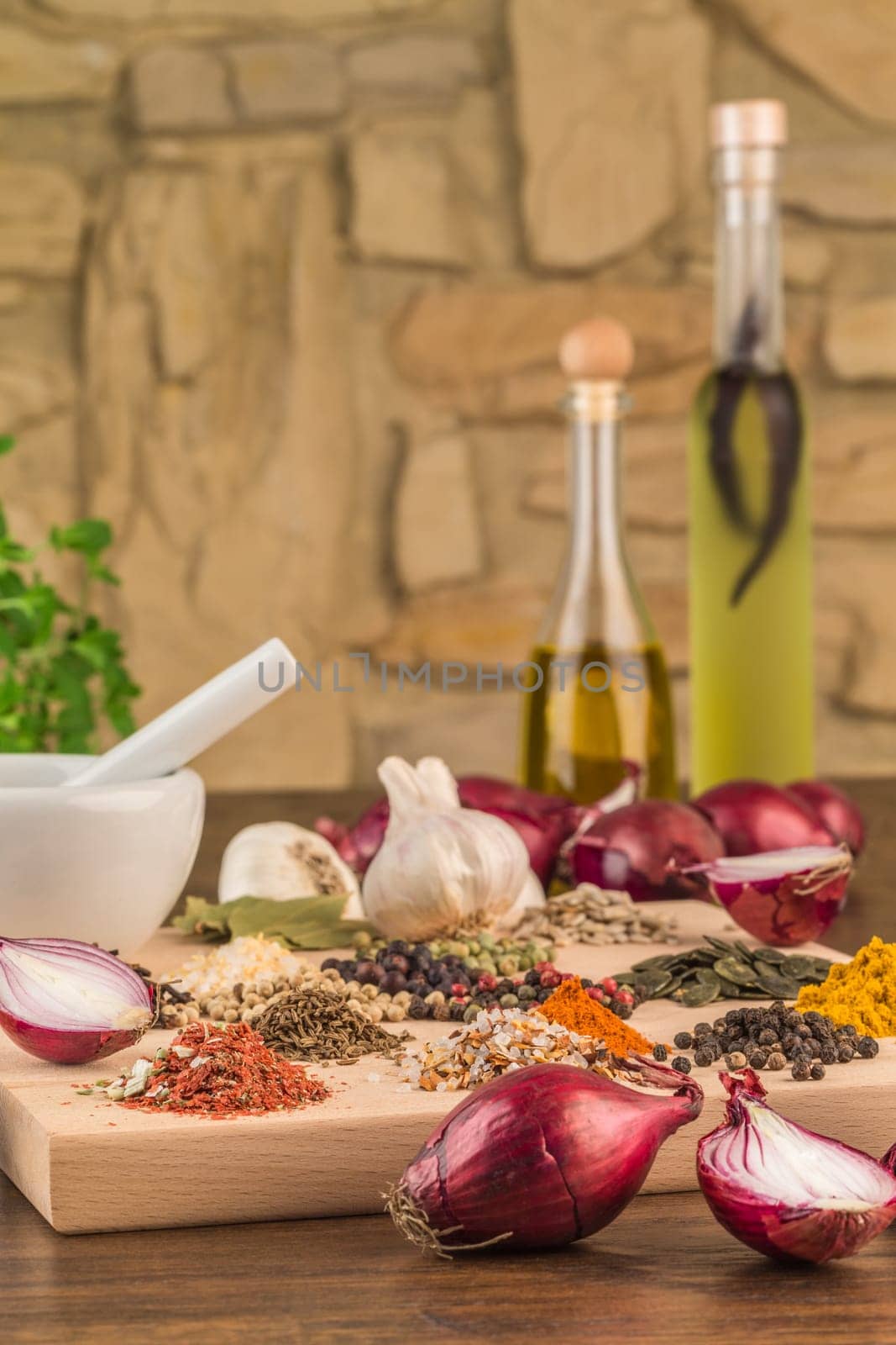 Spices in the kitchen