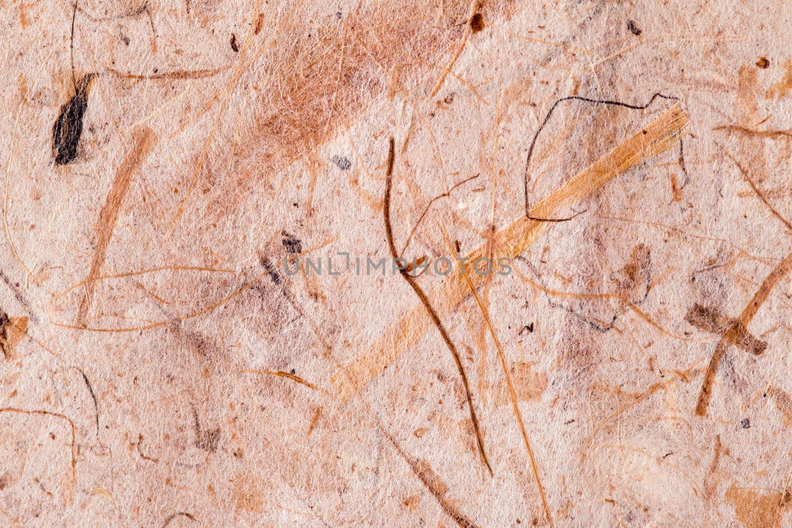 Extreme macro of the surface of handmade paper