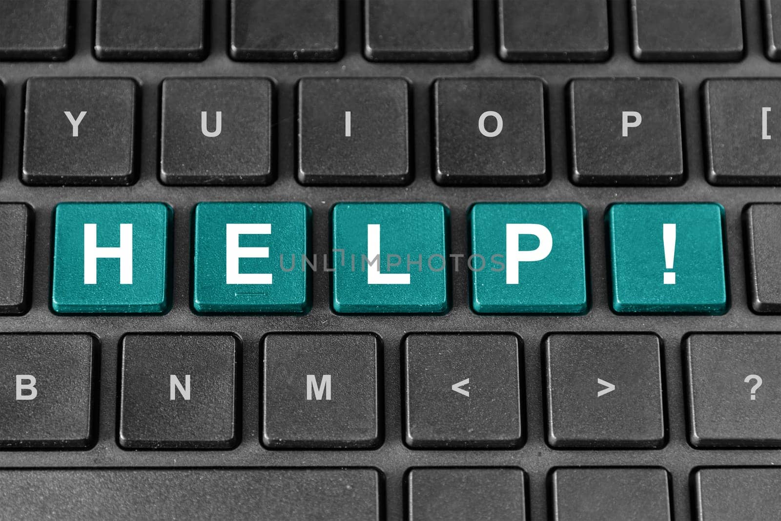 help pastel turquoise word on keyboard