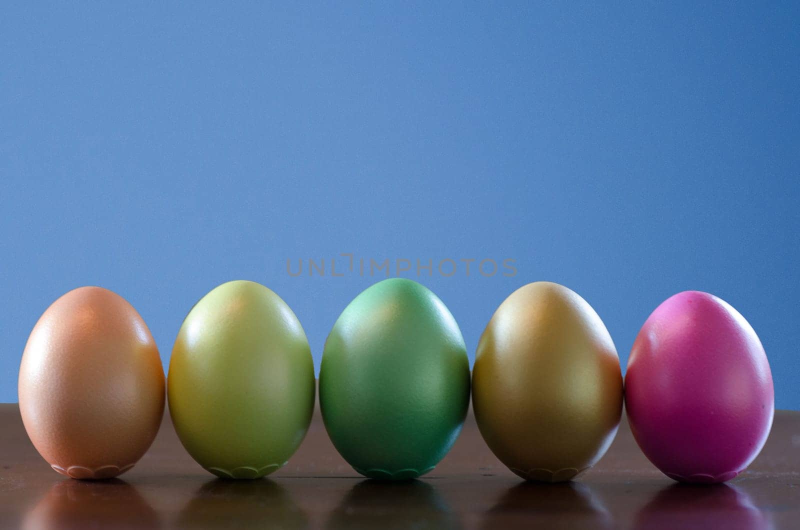 pastel-coloured Easter eggs