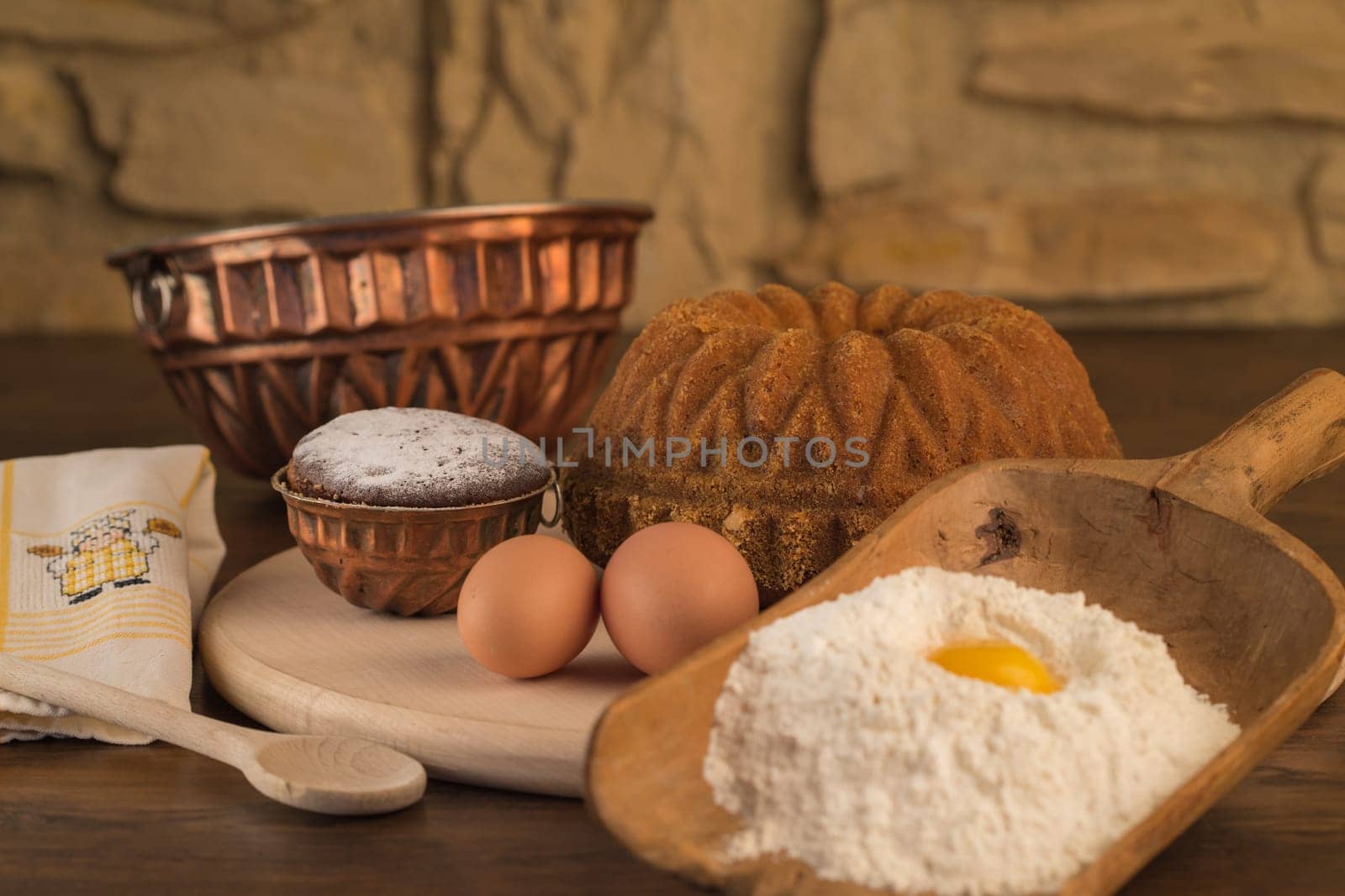 Baking cakes