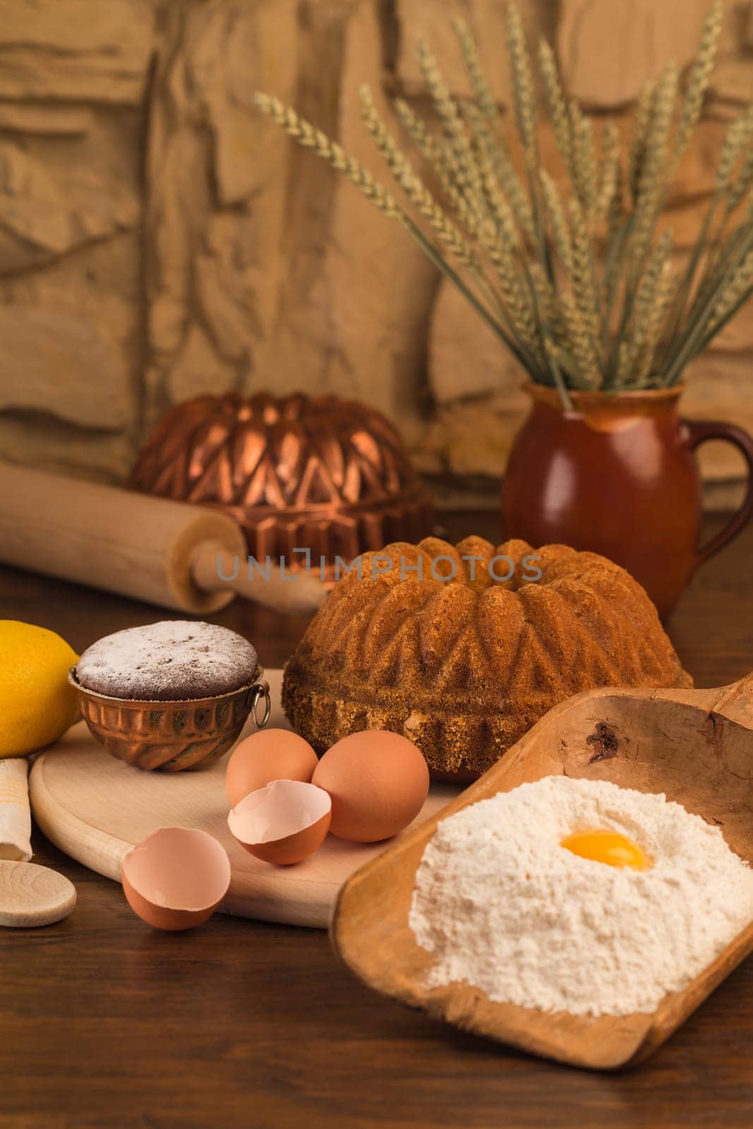 Baking cakes