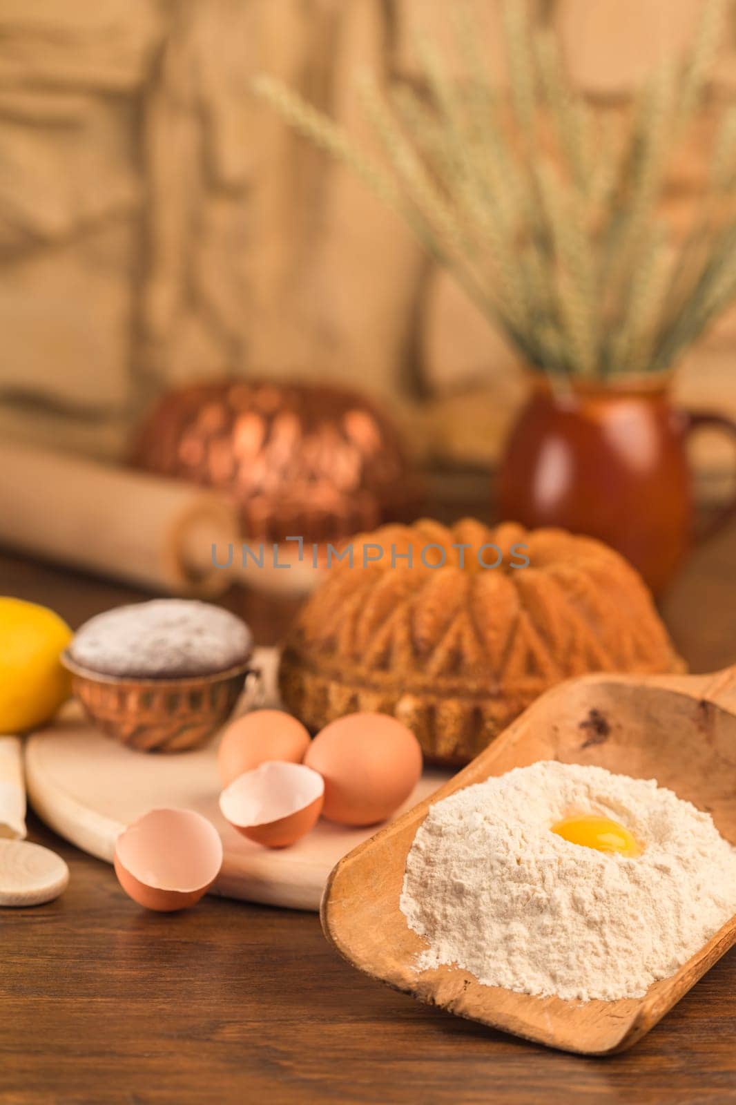 Baking cakes