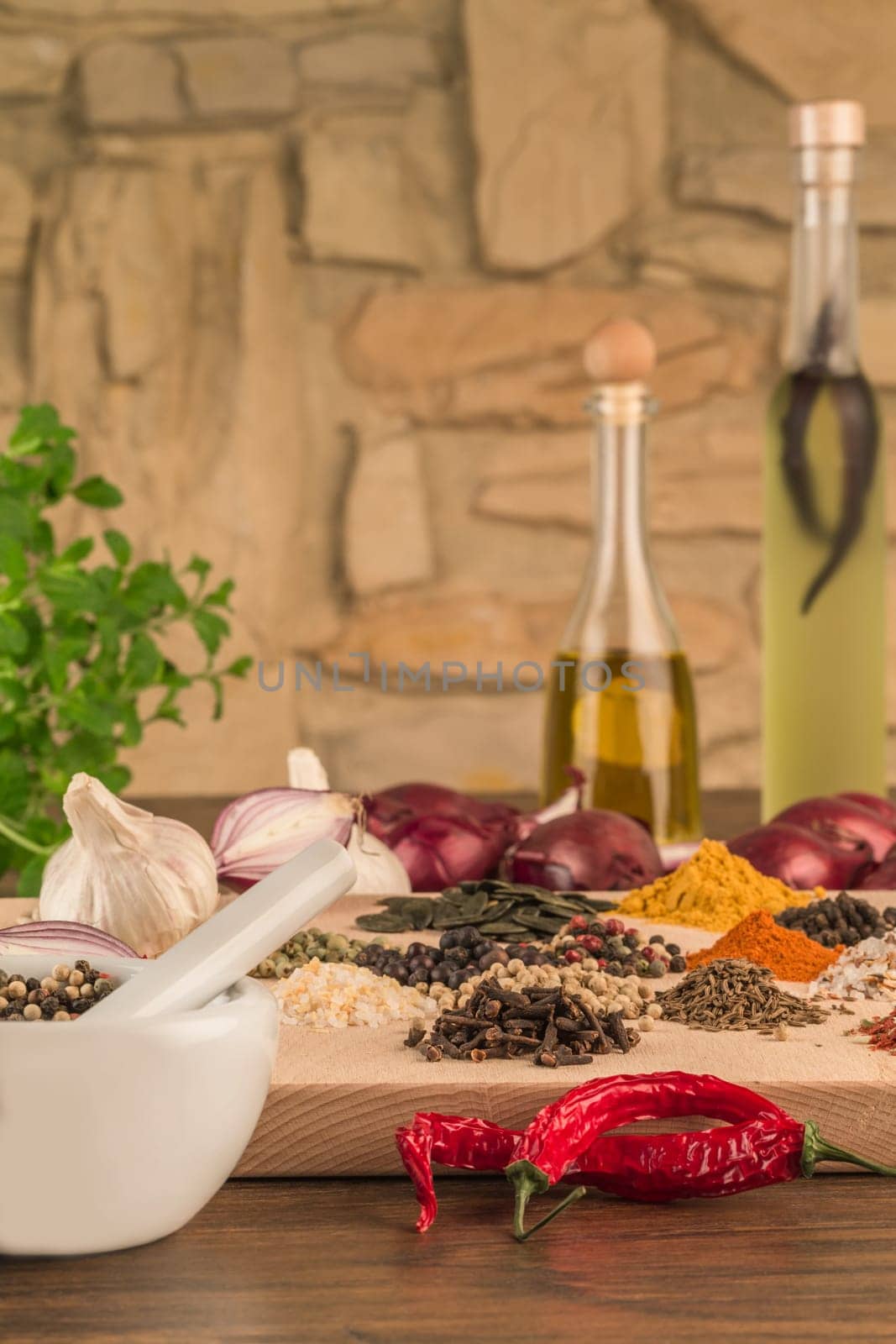 Spices in the kitchen