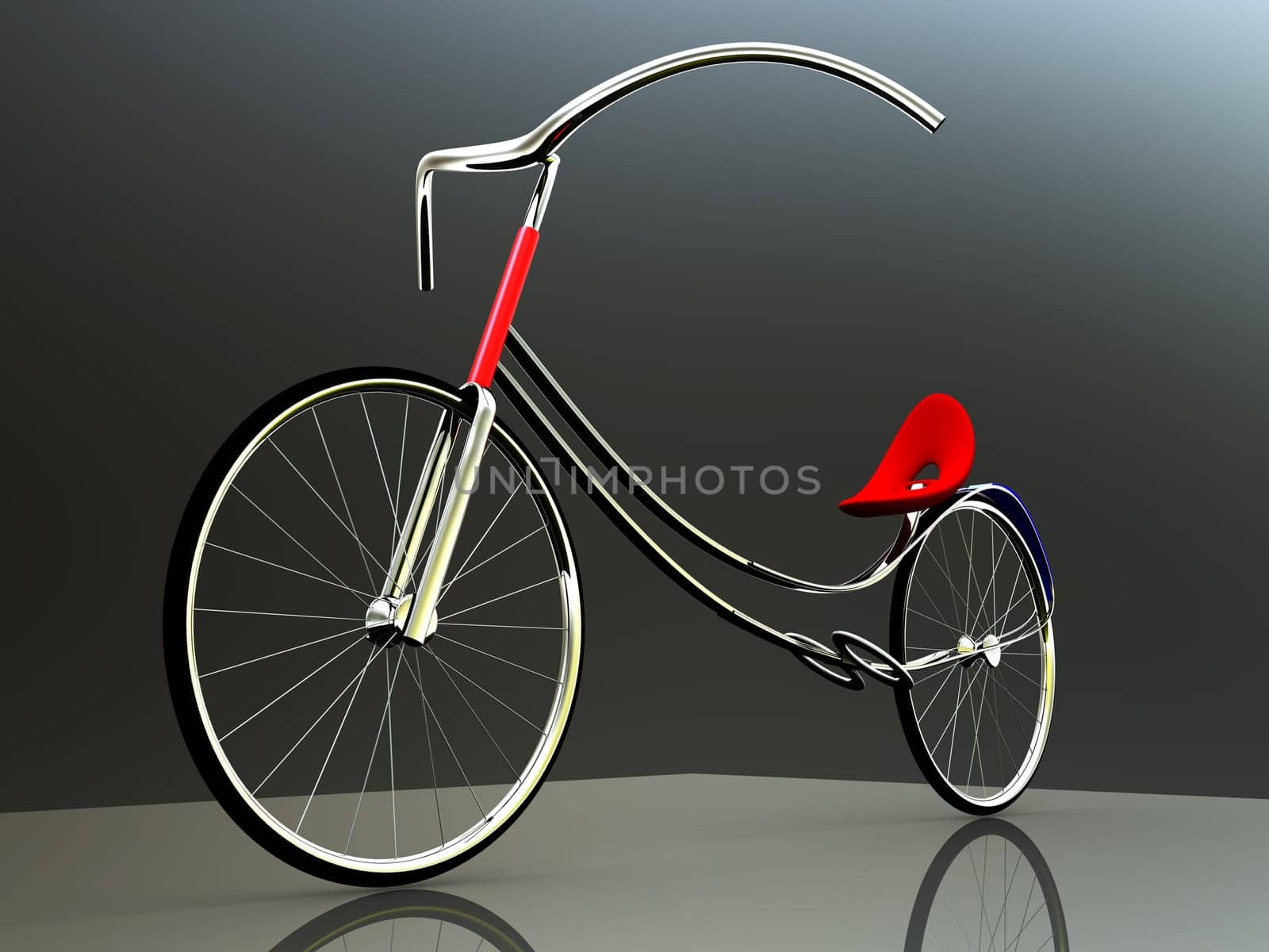 concept of electric bike for adv or others purpose use