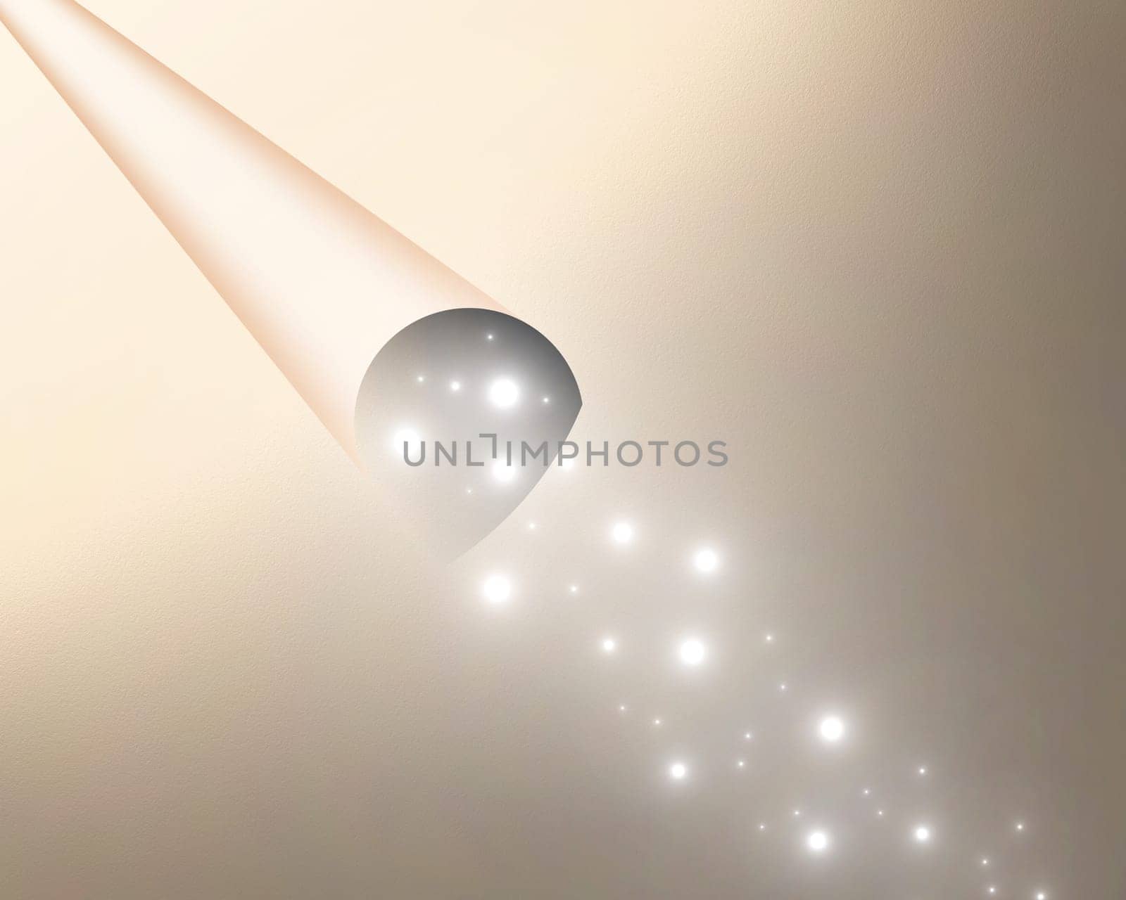 colored green background with a delicate structure