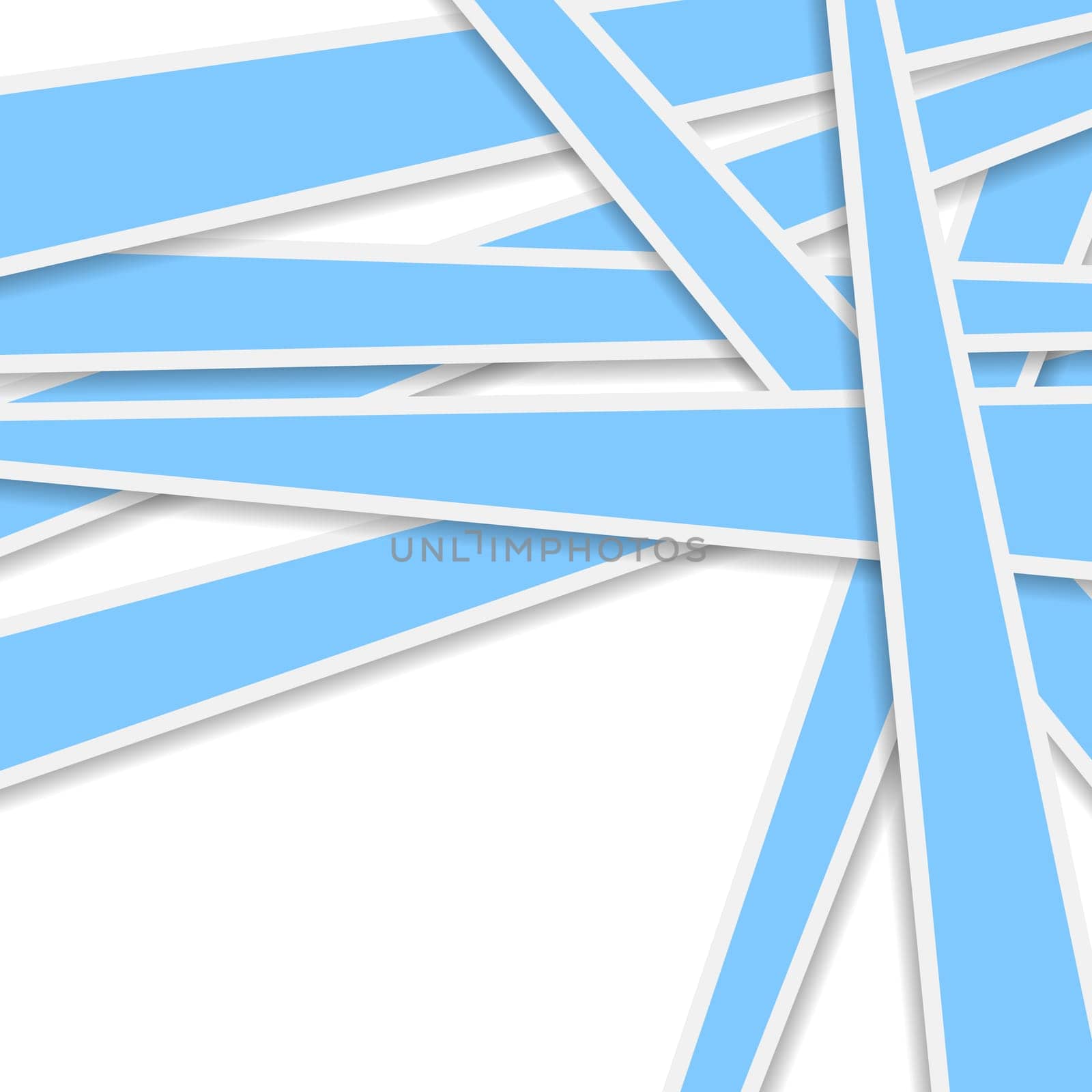 Abstract blue stripes vector background