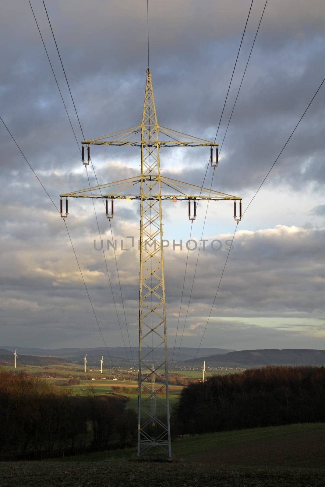 Power line to the Weser Uplands