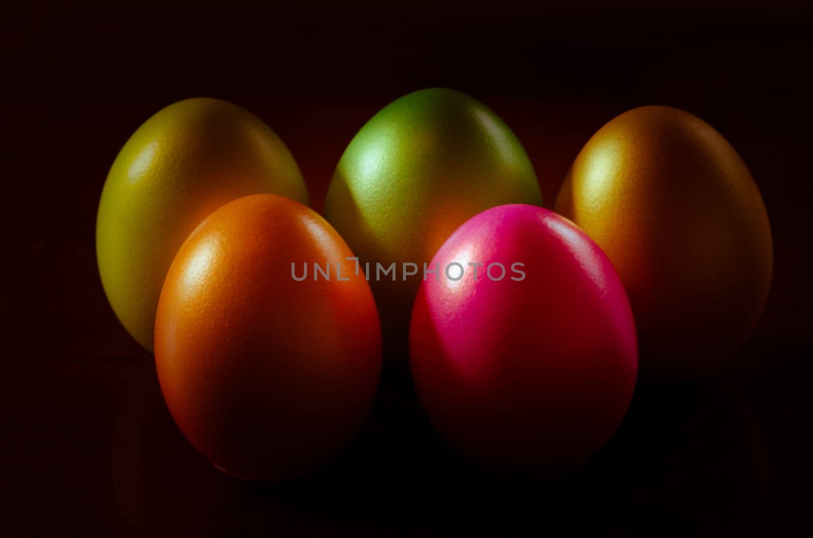 neon Easter eggs