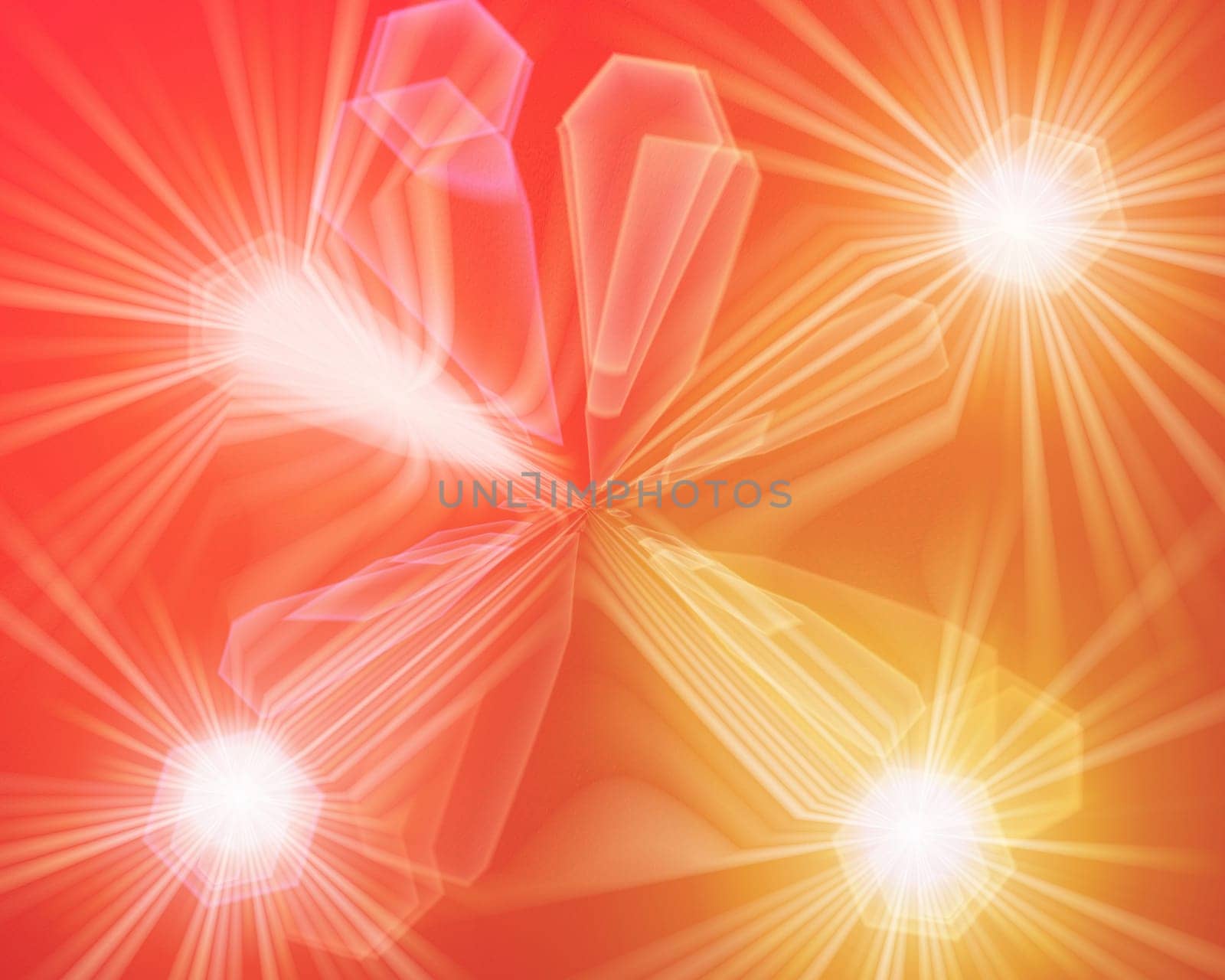 colorful background with small asterisks