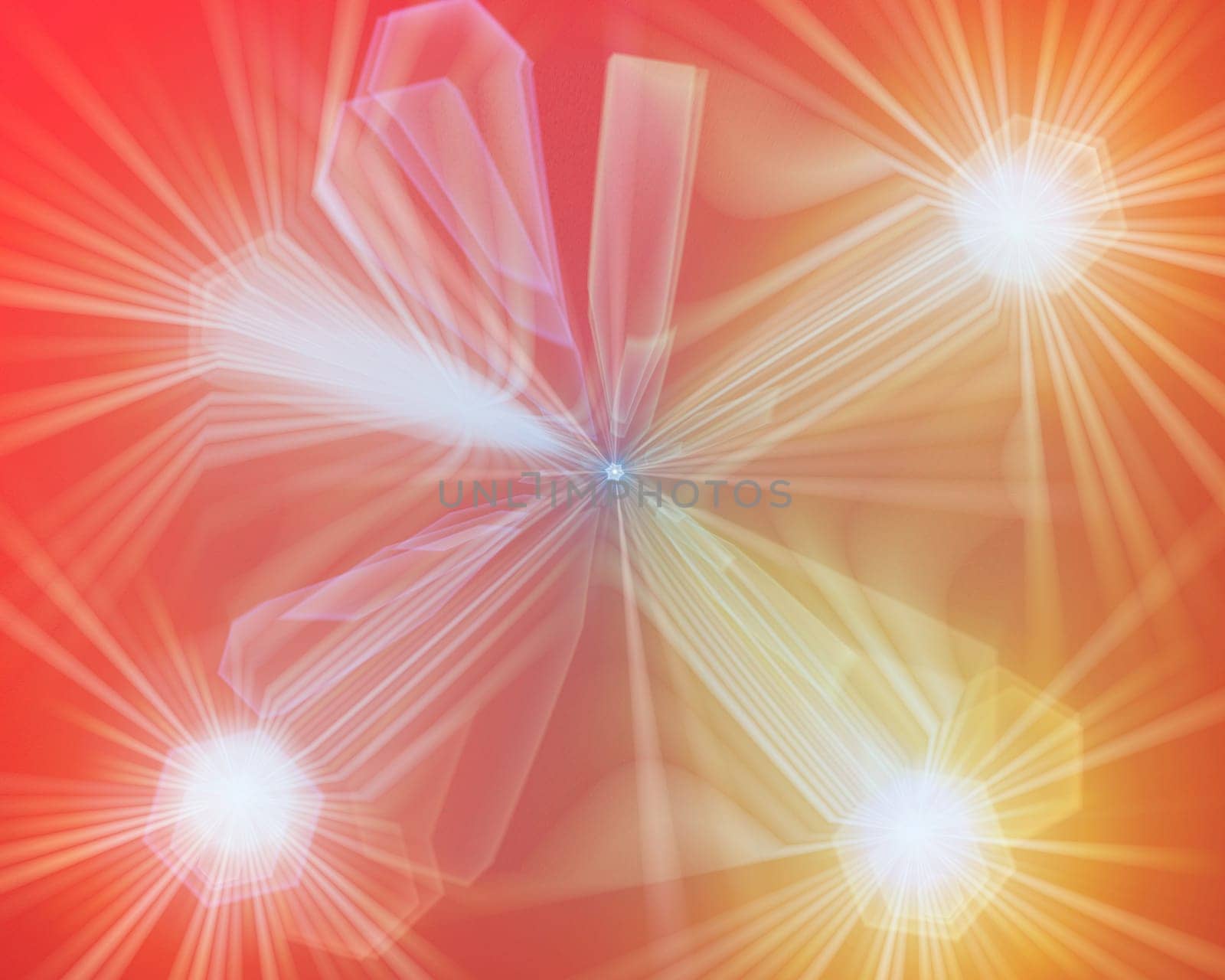 colorful background with small asterisks