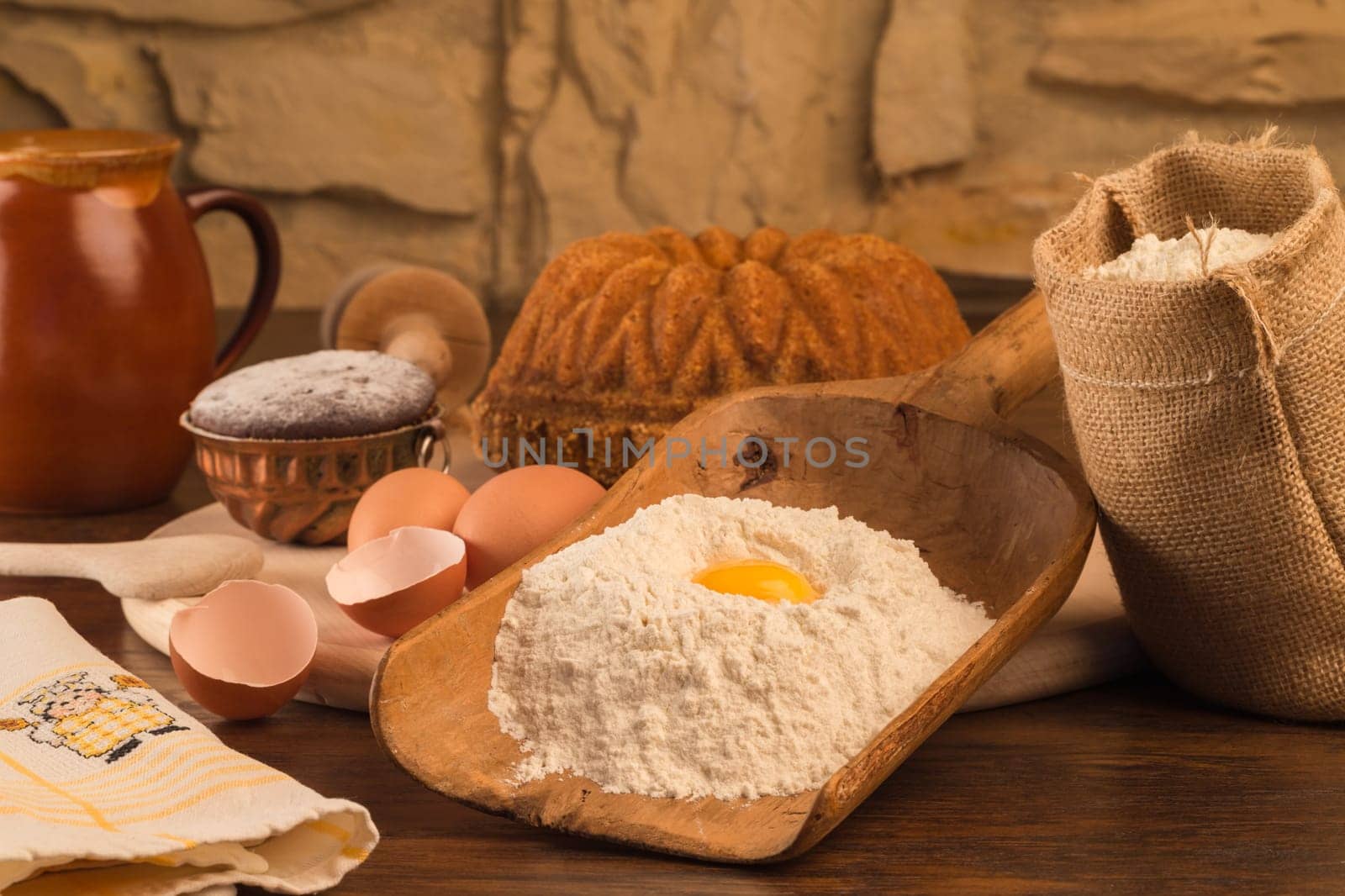 Baking cakes