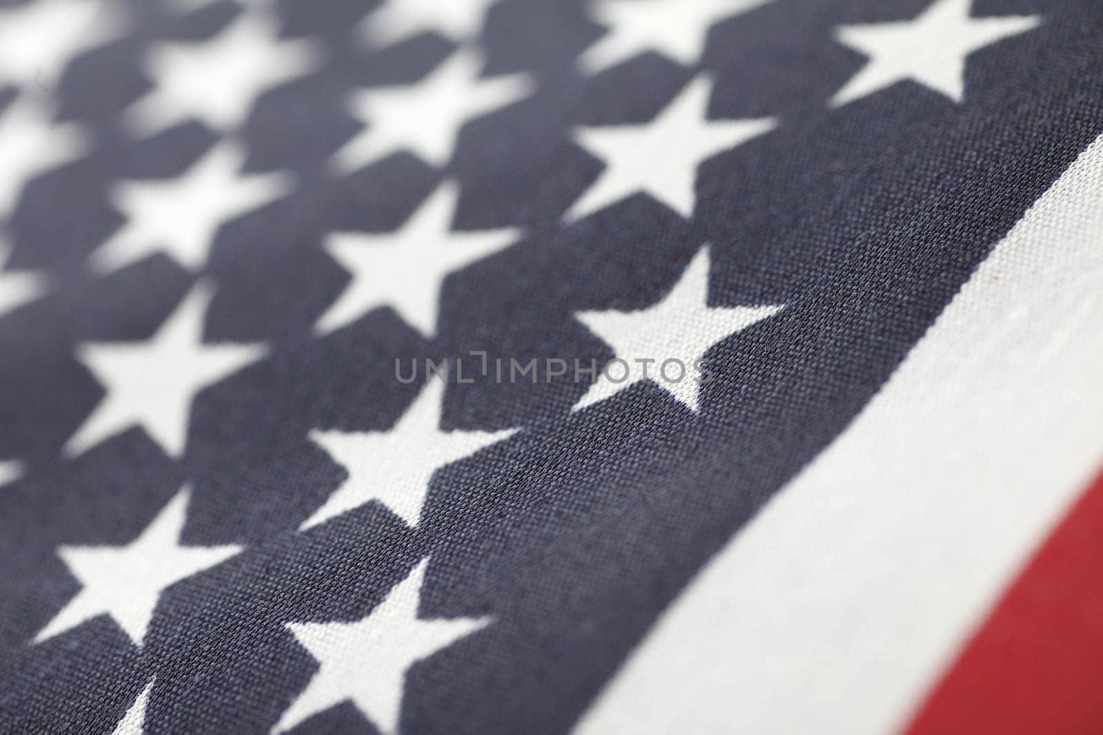 detailed view of a USA flag