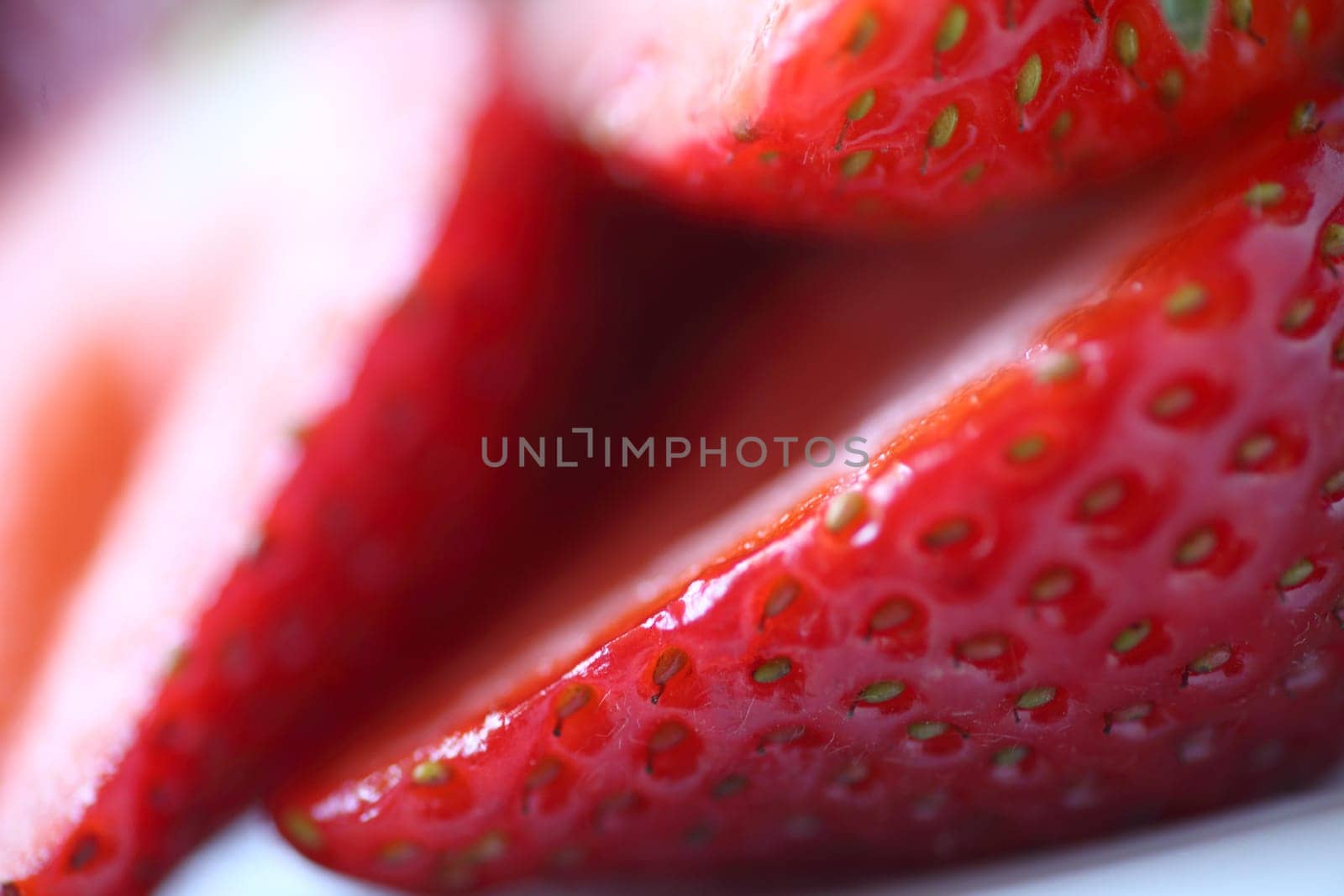 extreme closeup of ripe berries