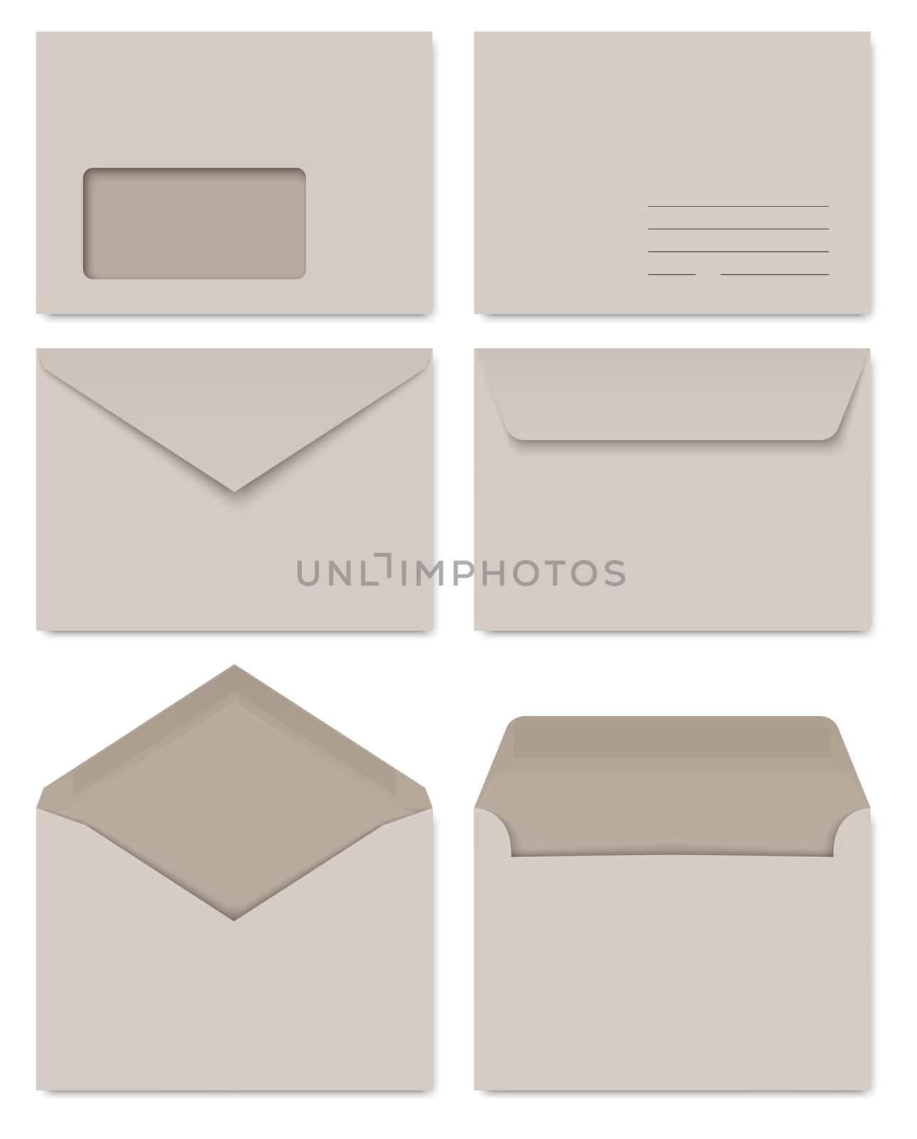 Collection - Envelopes grey
