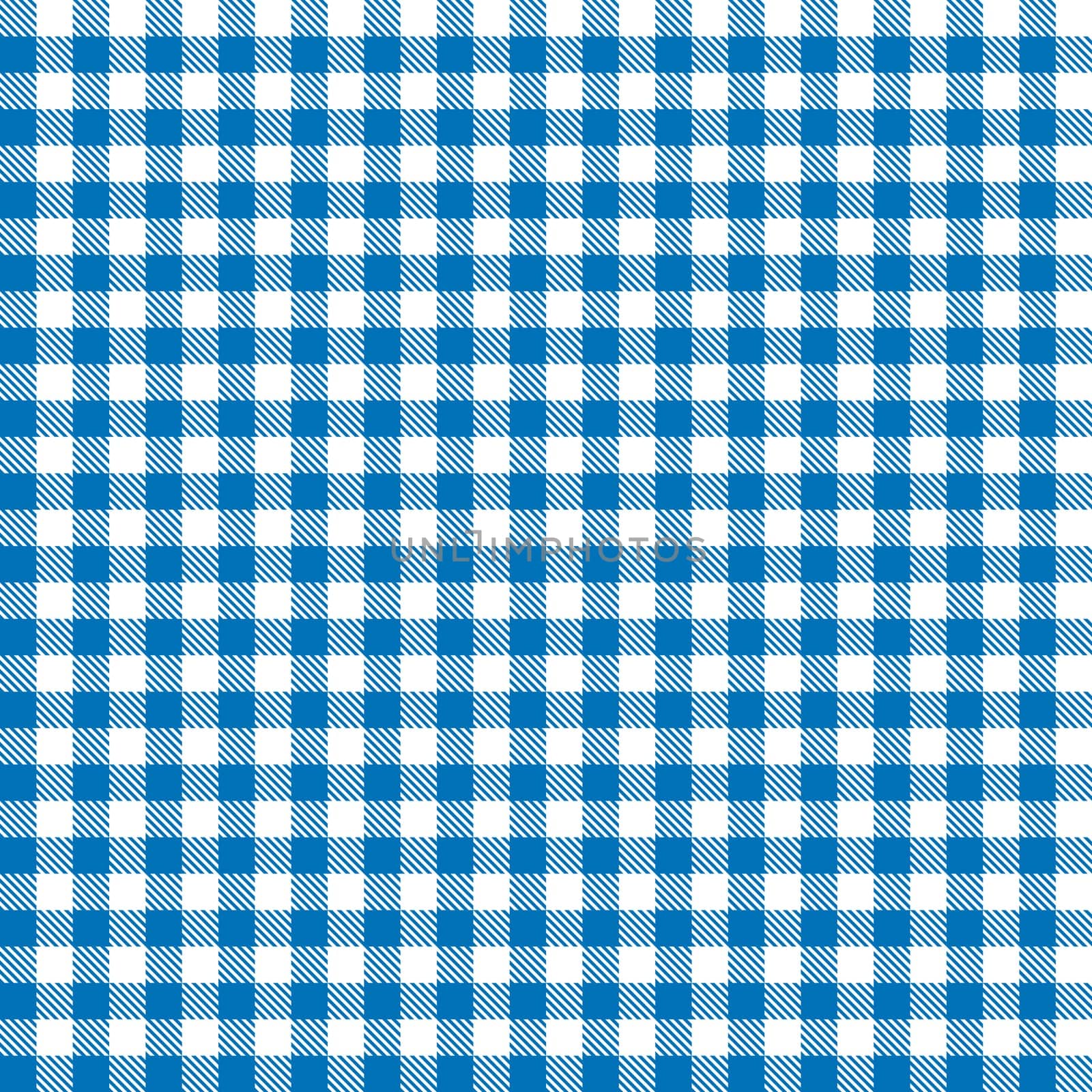 Plaid tablecloths pattern BLUE - endless