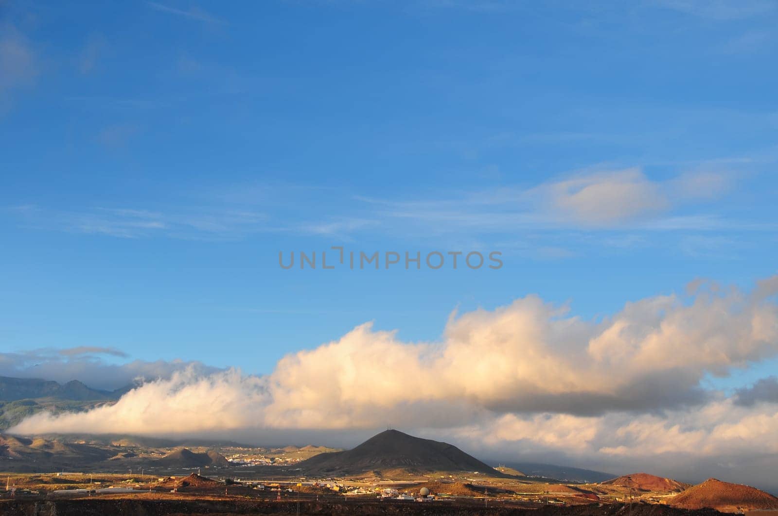 Landscape in South of Tenerife Canary Island Spain