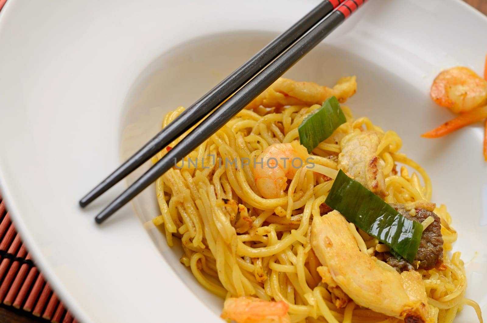 Close up of Bami Goreng