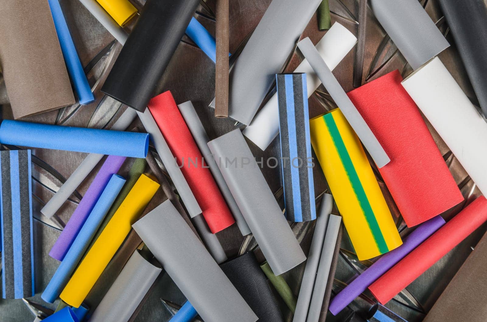 Set Heat Shrink Tubing to protect cables isolation, a close up
