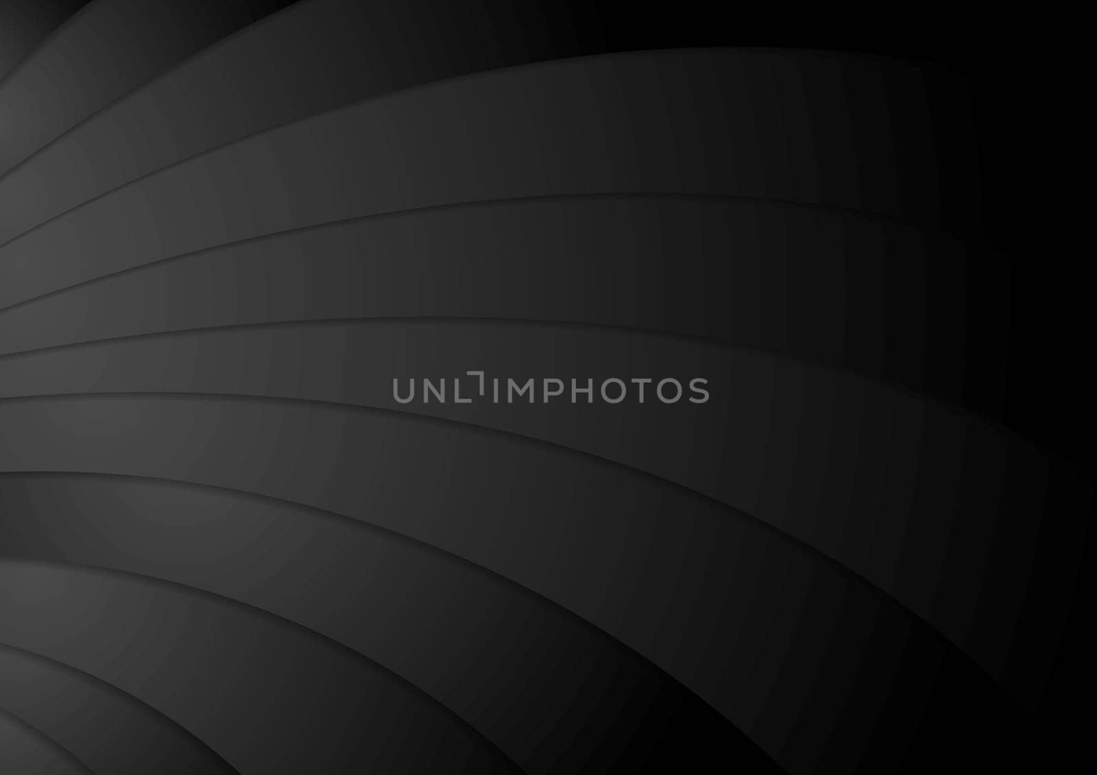 Abstract black waves tech background