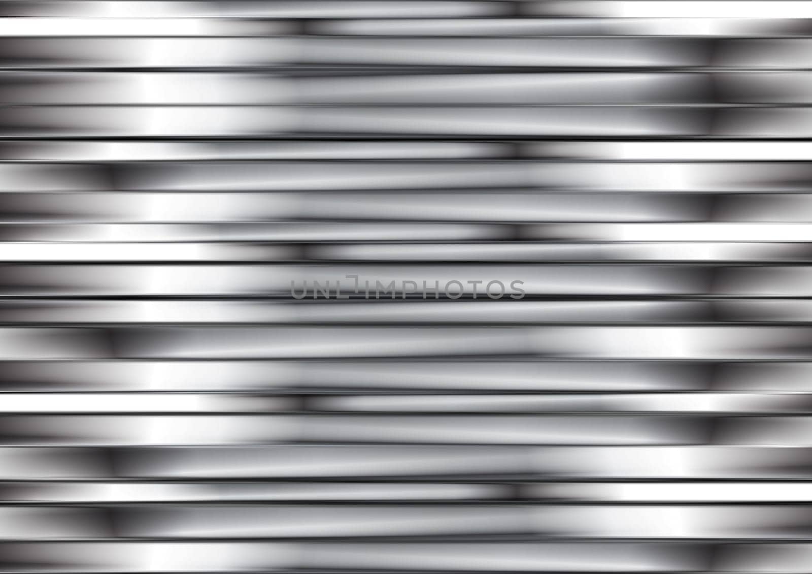 Abstract silver metallic stripes. Vector background eps 10