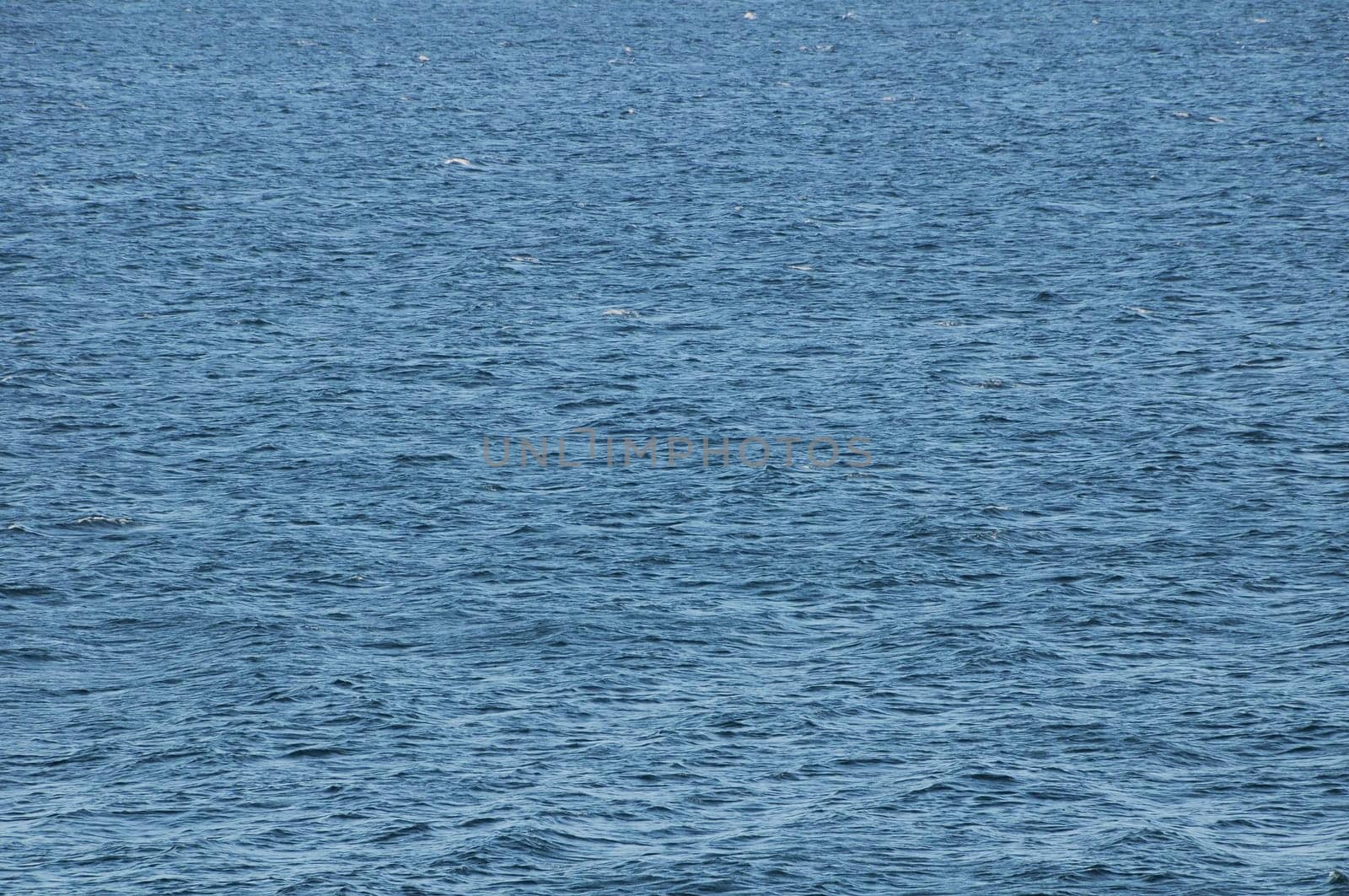 Blue Water Texture Pattern at Noon on the Atlantic Ocean