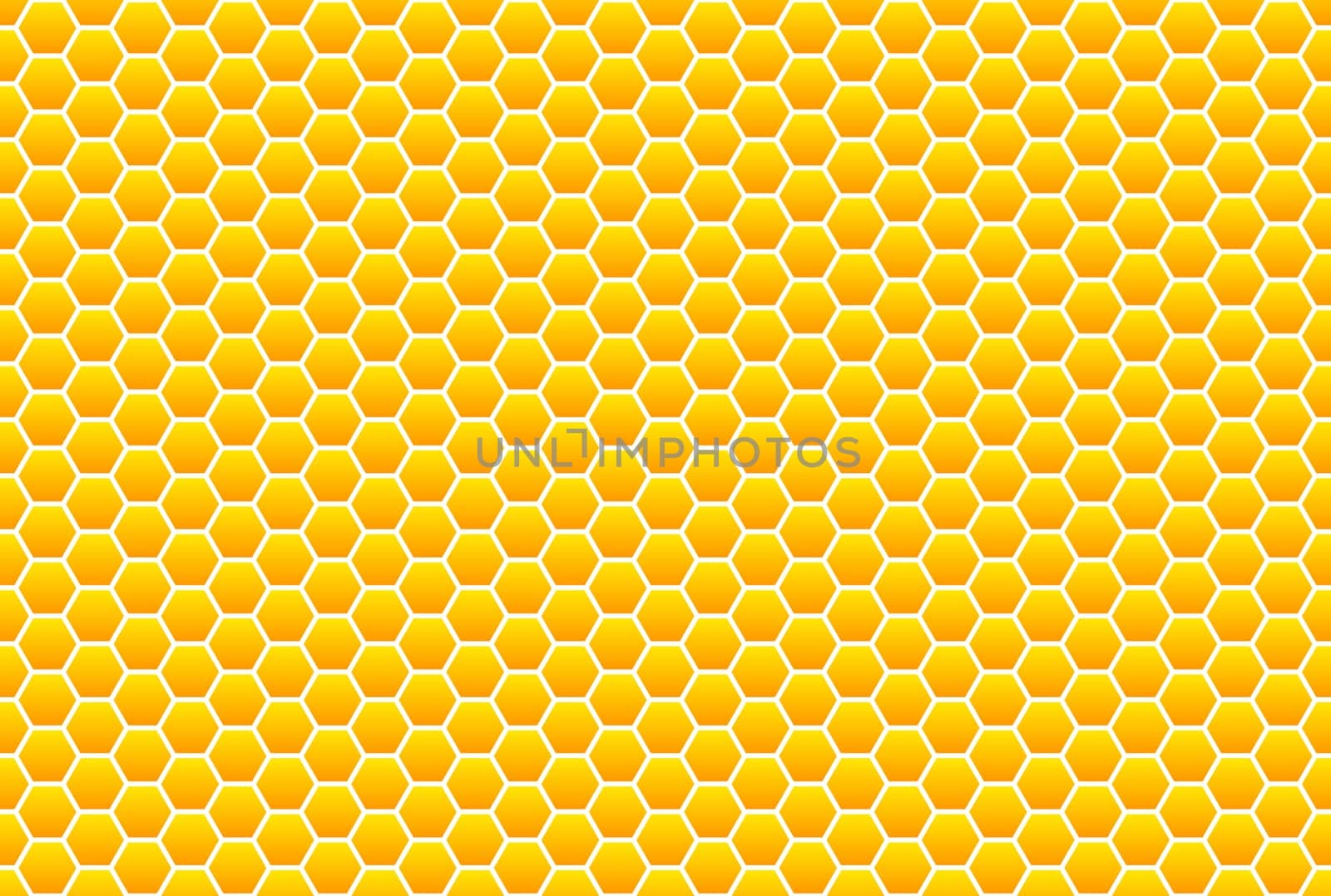 Yellow-orange honeycomb pattern