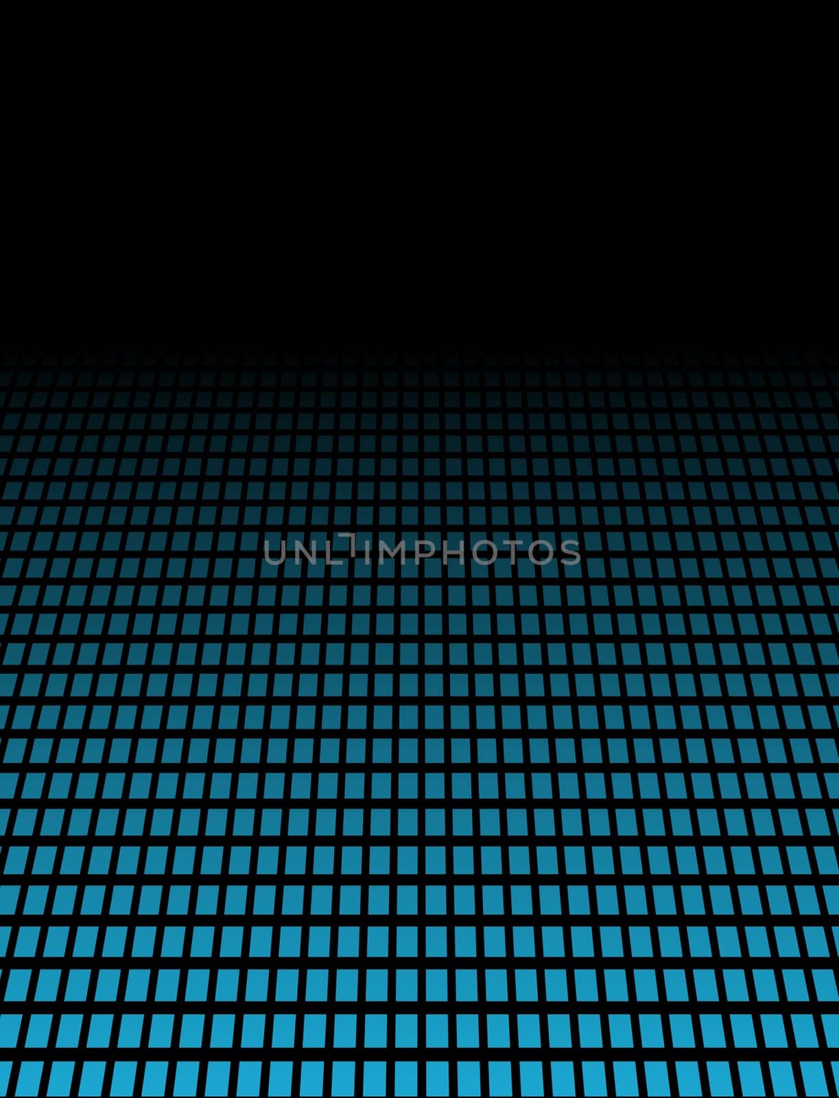 Background perspective with blue boxes