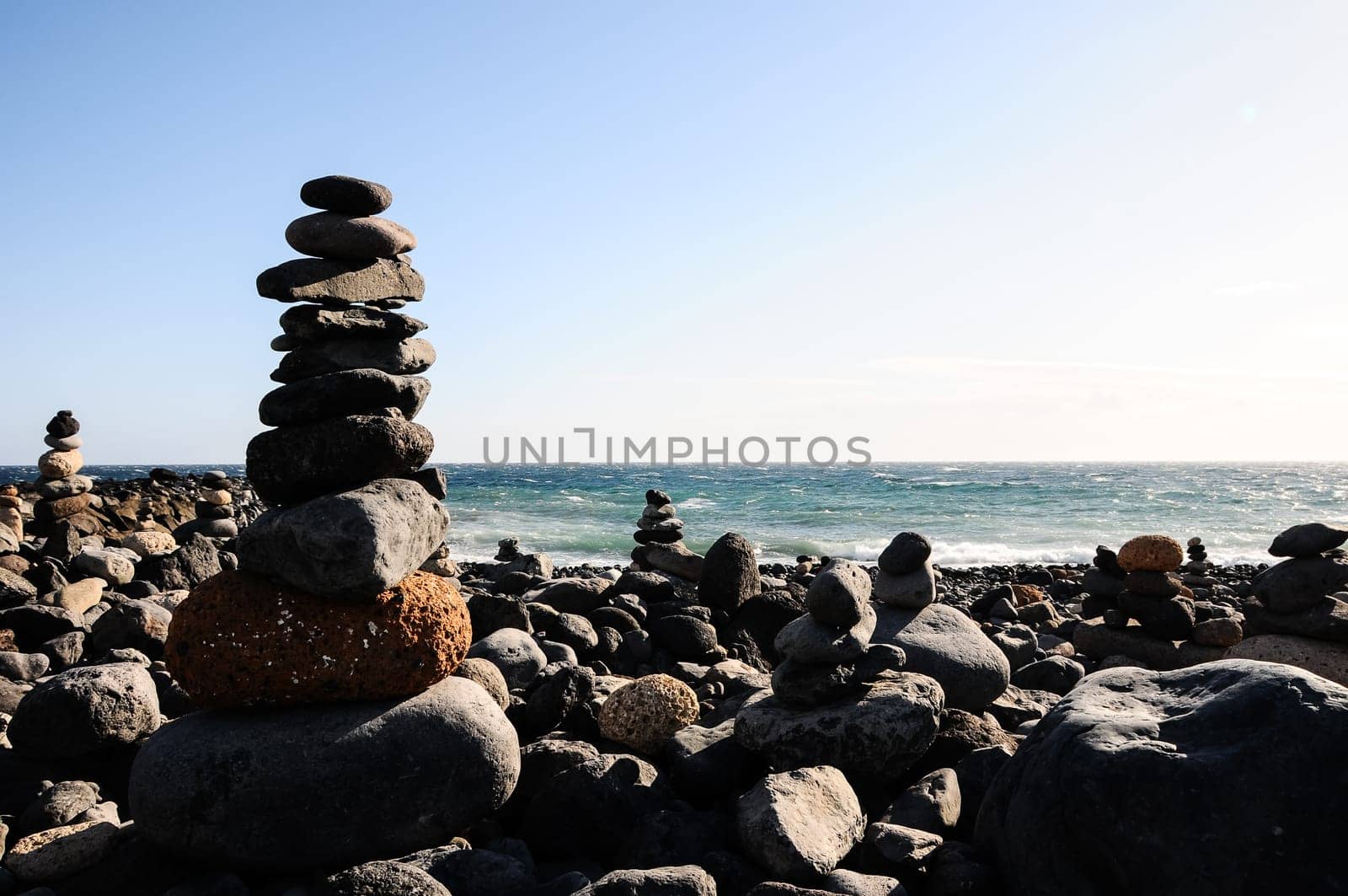 The Buddhist Traditional Stone Pyramids in Tenerife Canary Islands Spain