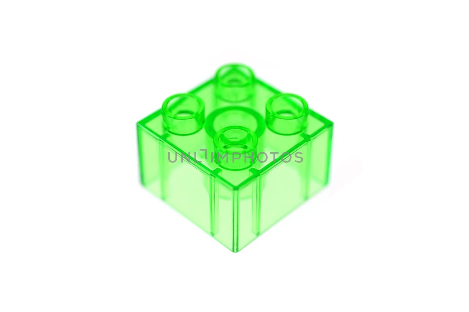 A building block isolated against a white background