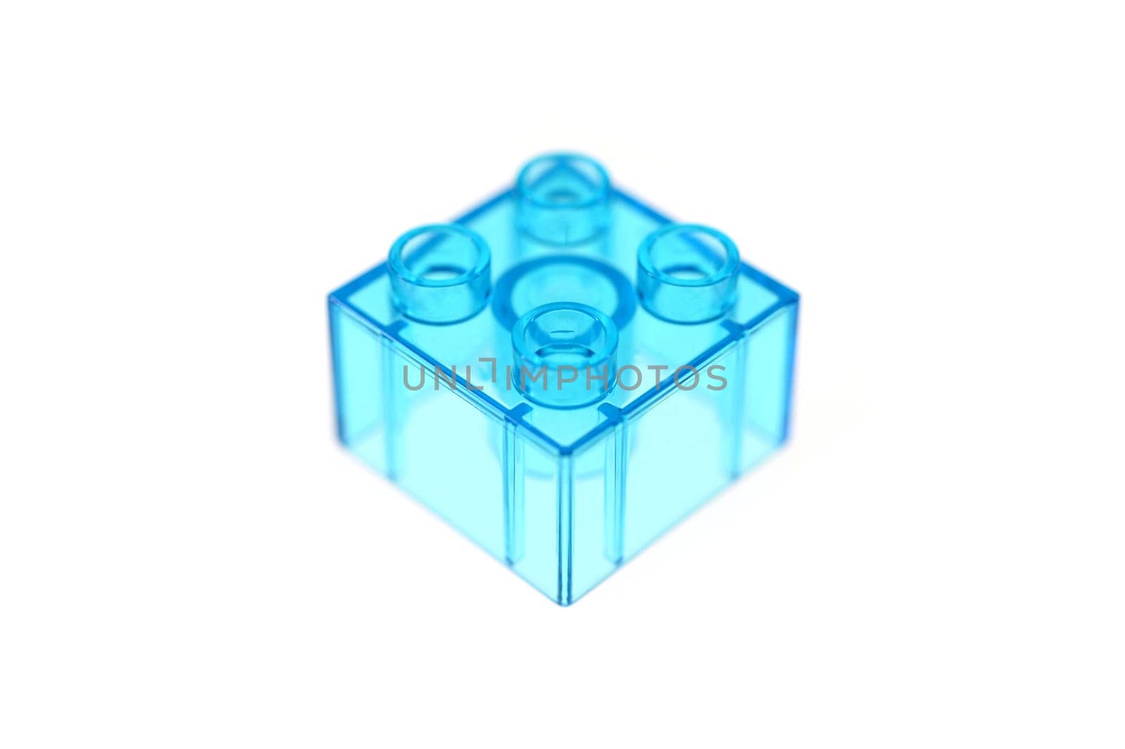 A building block isolated against a white background
