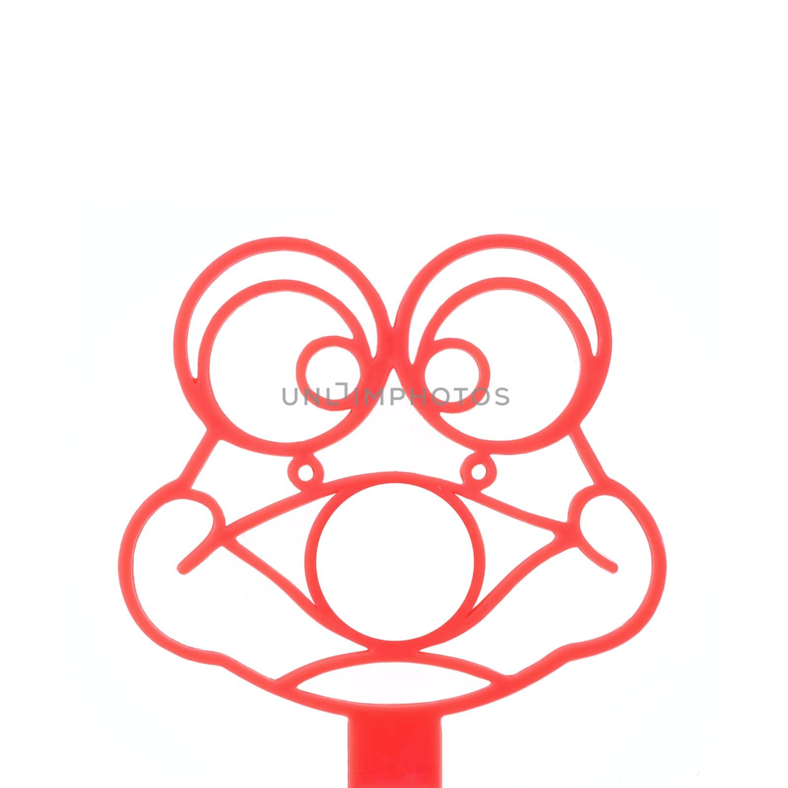 An abstract image of a frog background on white