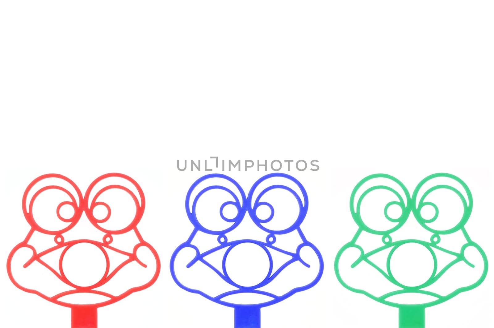 An abstract image of a frog background on white