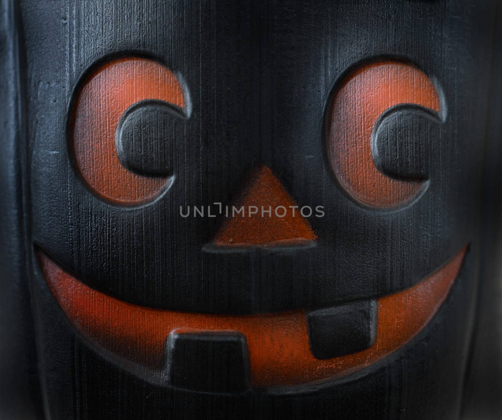 An abstract image of a halloween mask