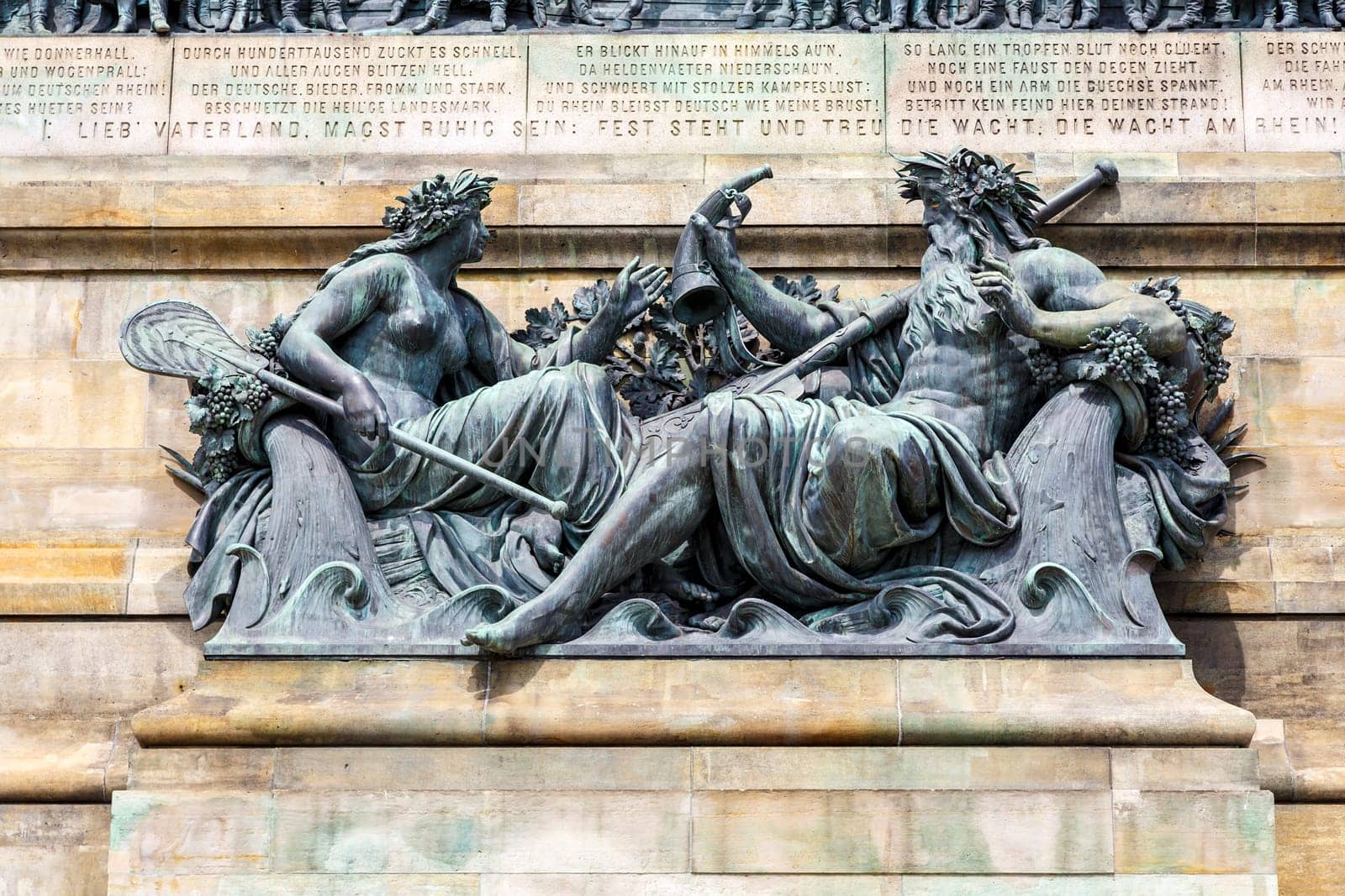 Niederwald Monument near Ruedesheim, Germany