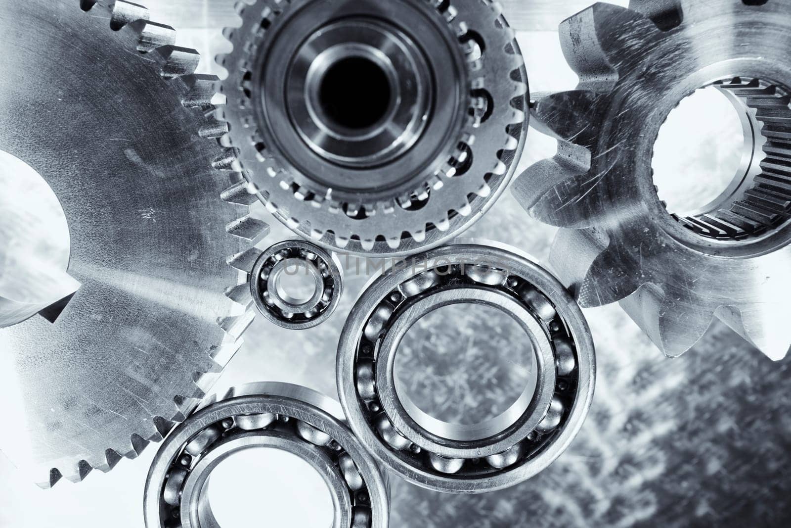 aerospace gears and cogwheels made of titanium and steel