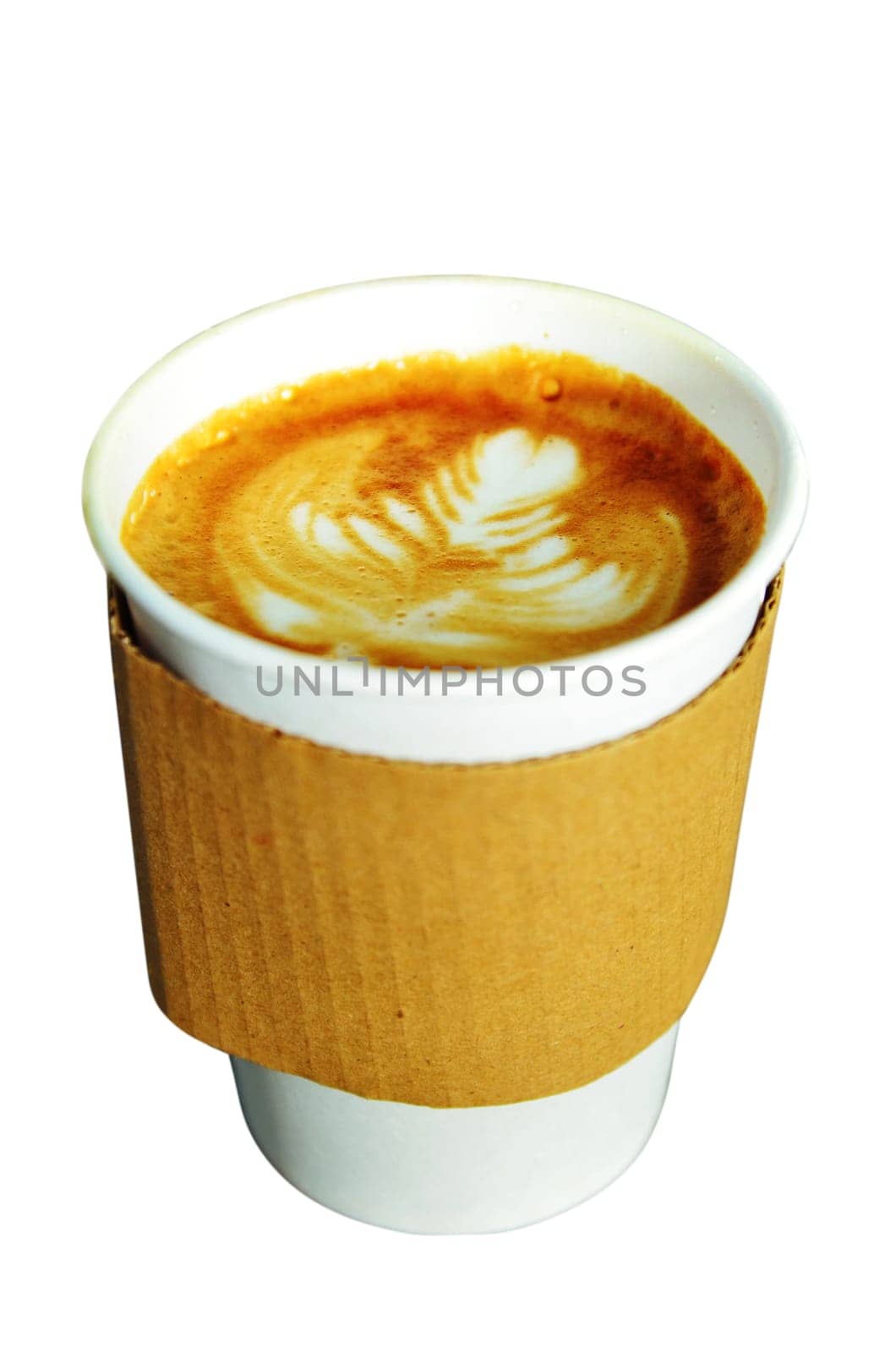 Latte Coffee Cup Isolated