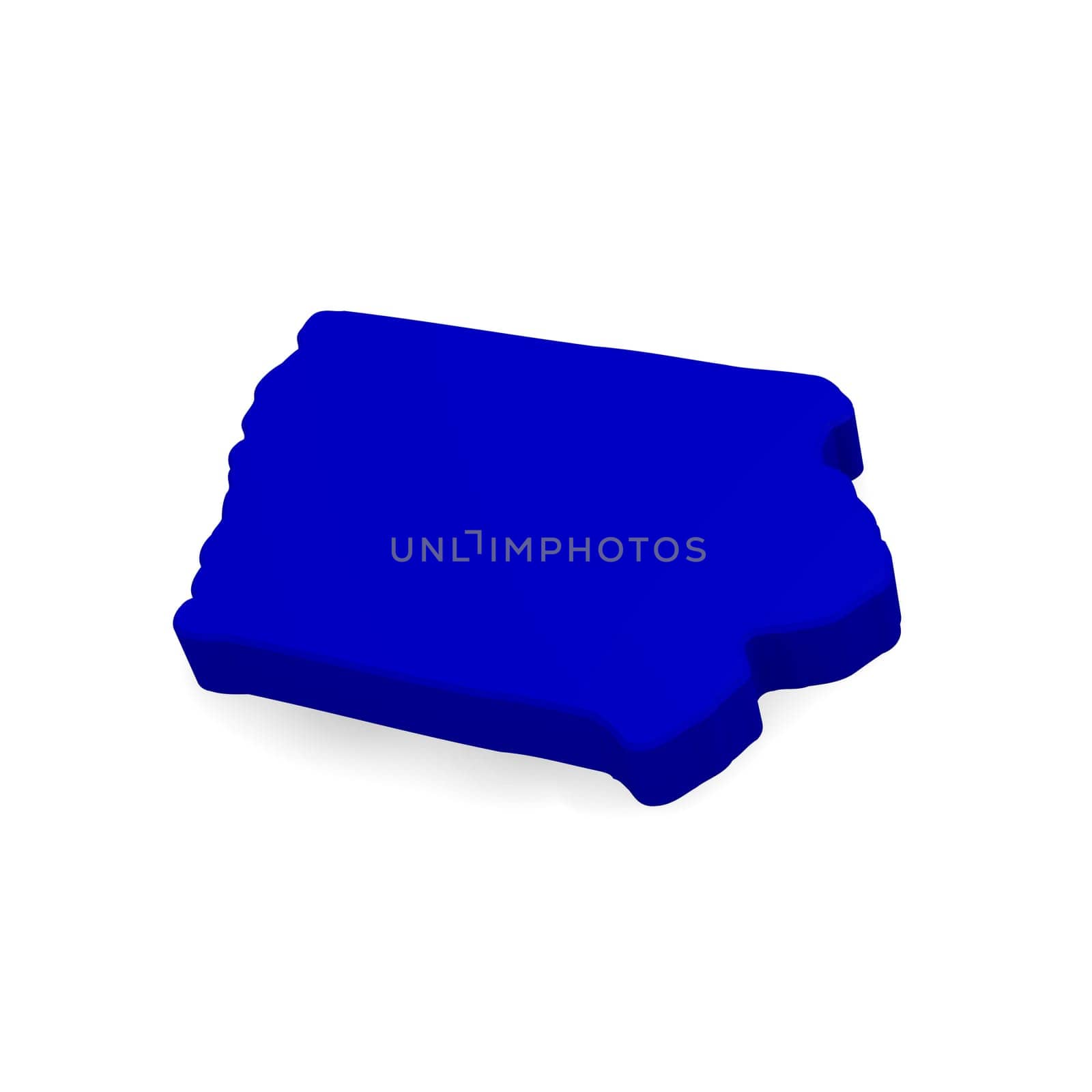 3d map of Iowa