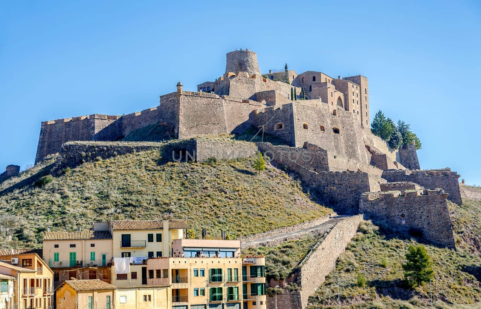 Cardona castle is a famous medieval castle in Catalonia. Now it is a famous state run hotel or 'parador'.