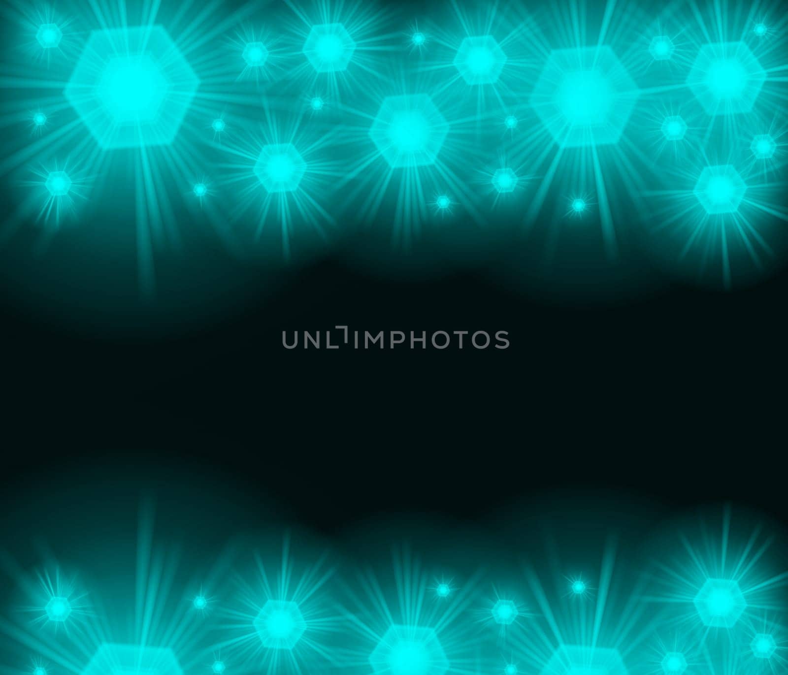 colored background with colored lights and reflex