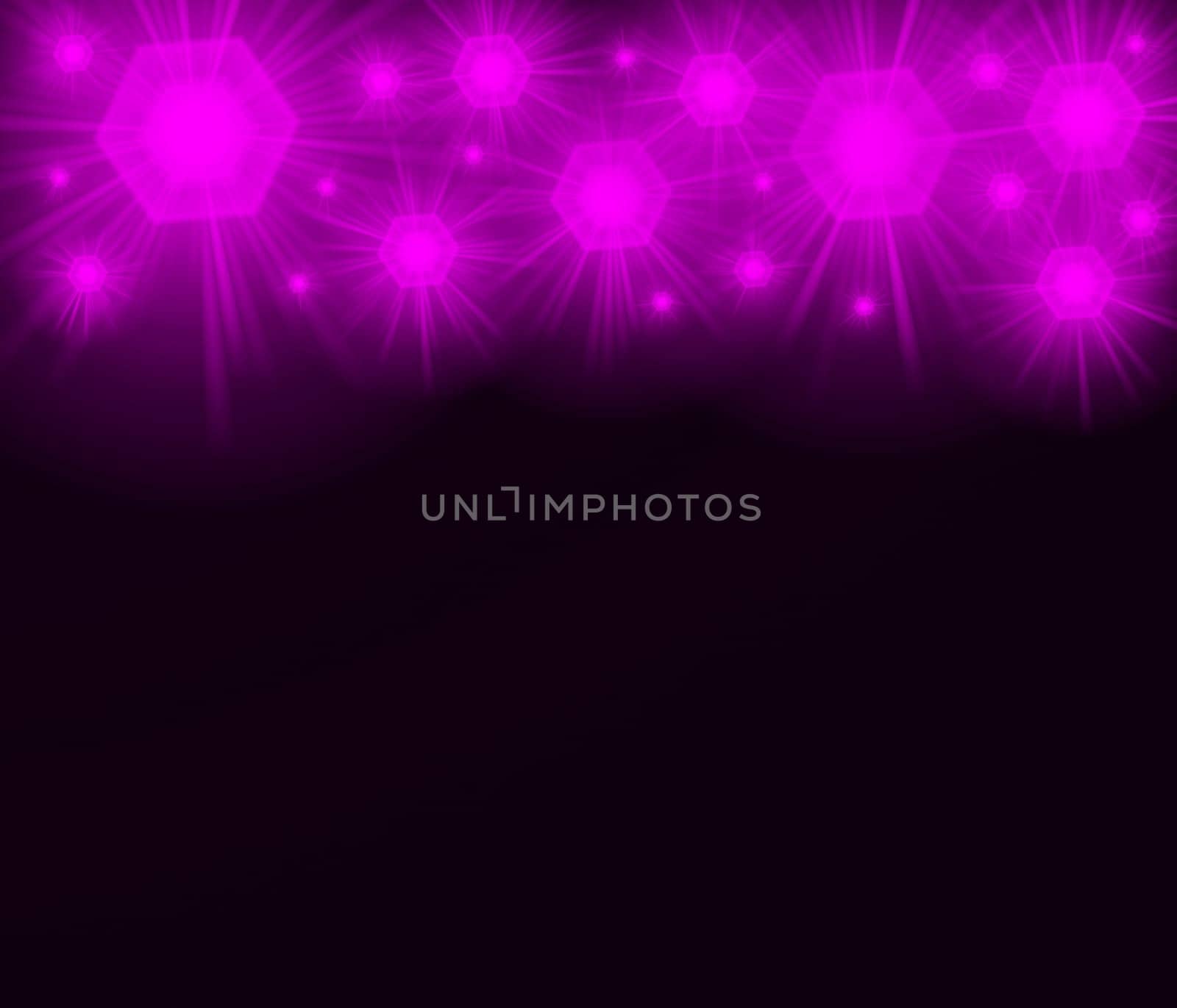 colored background with colored lights and reflex