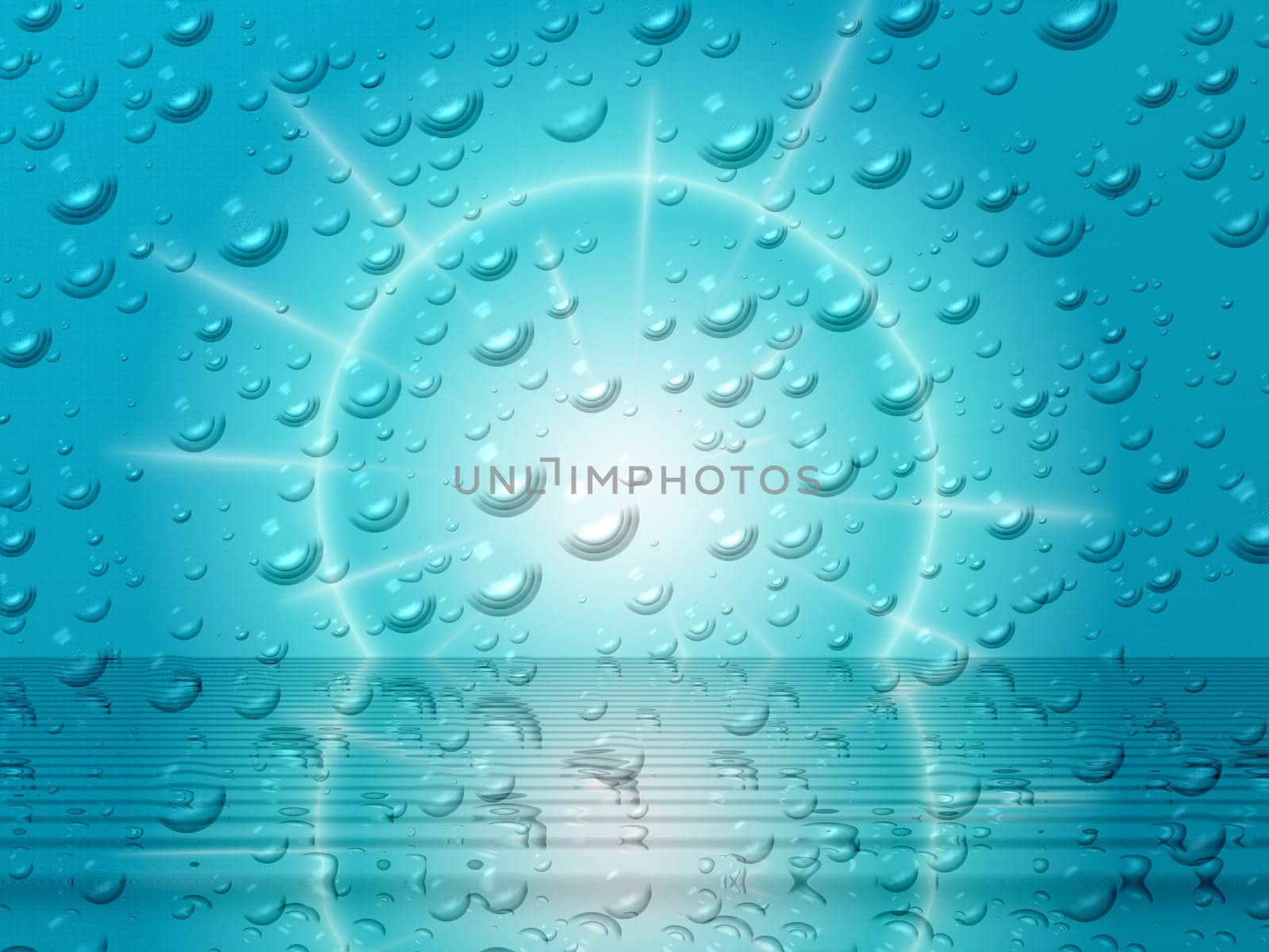 colored background with colored lights and reflex