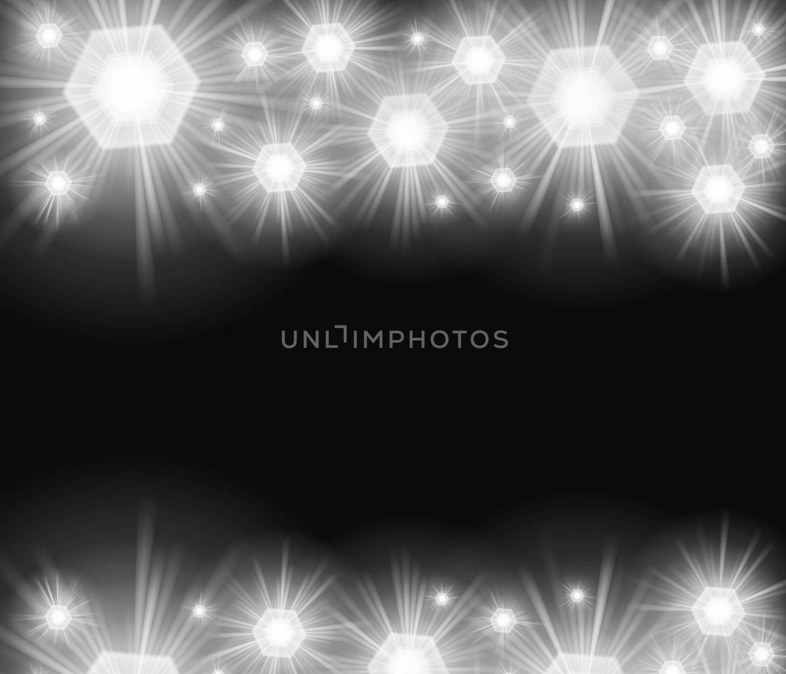 colored background with colored lights and reflex