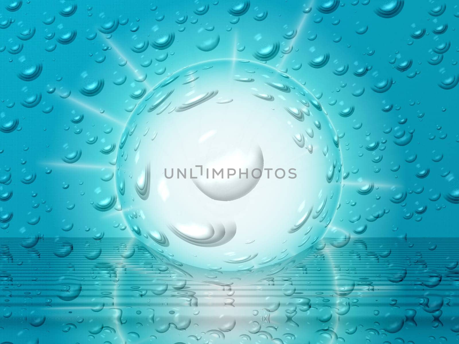 colored background with colored lights and reflex